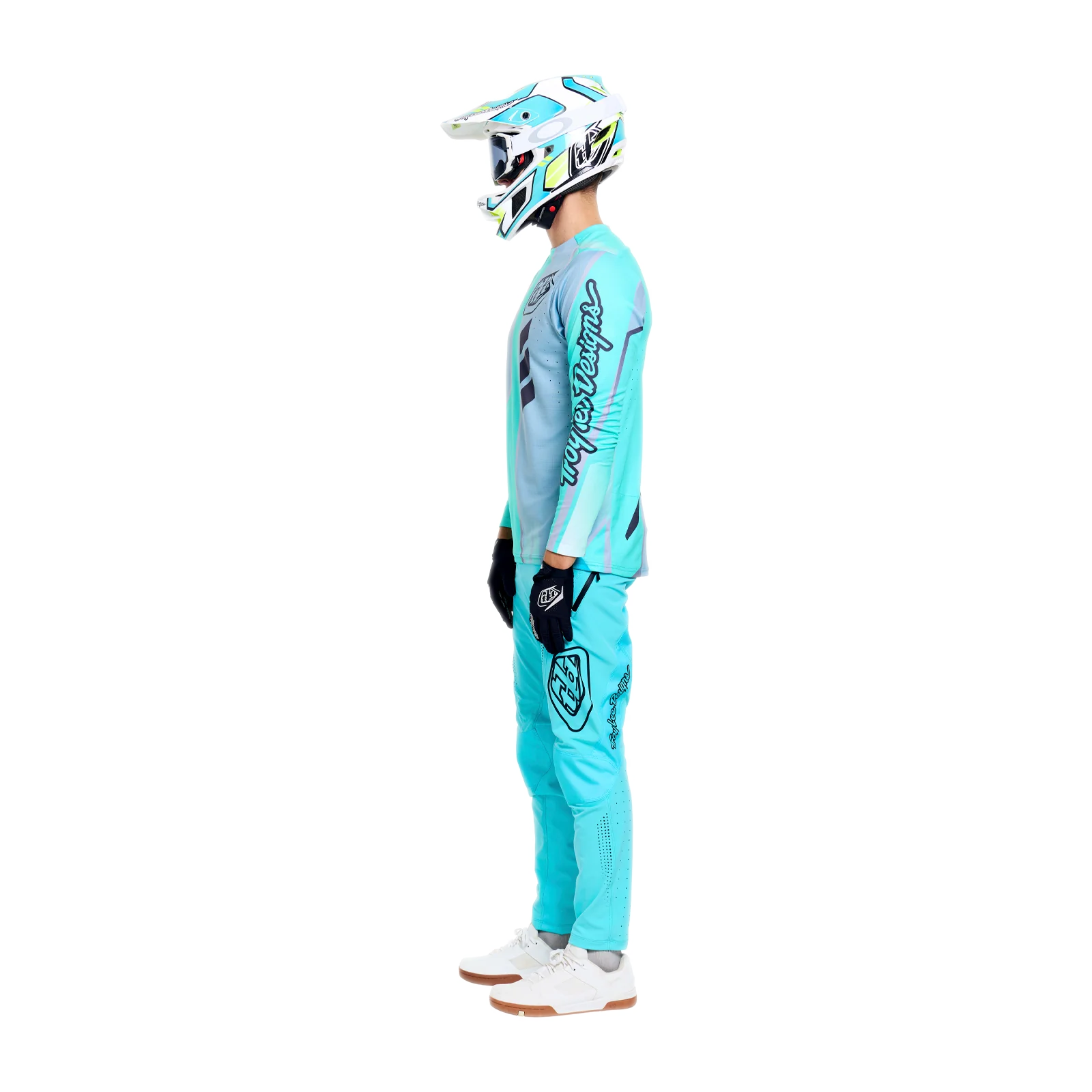 Maillot TROY LEE DESIGNS SPRINT PRO LOWRIDER Manches Longues Bleu - Image 4
