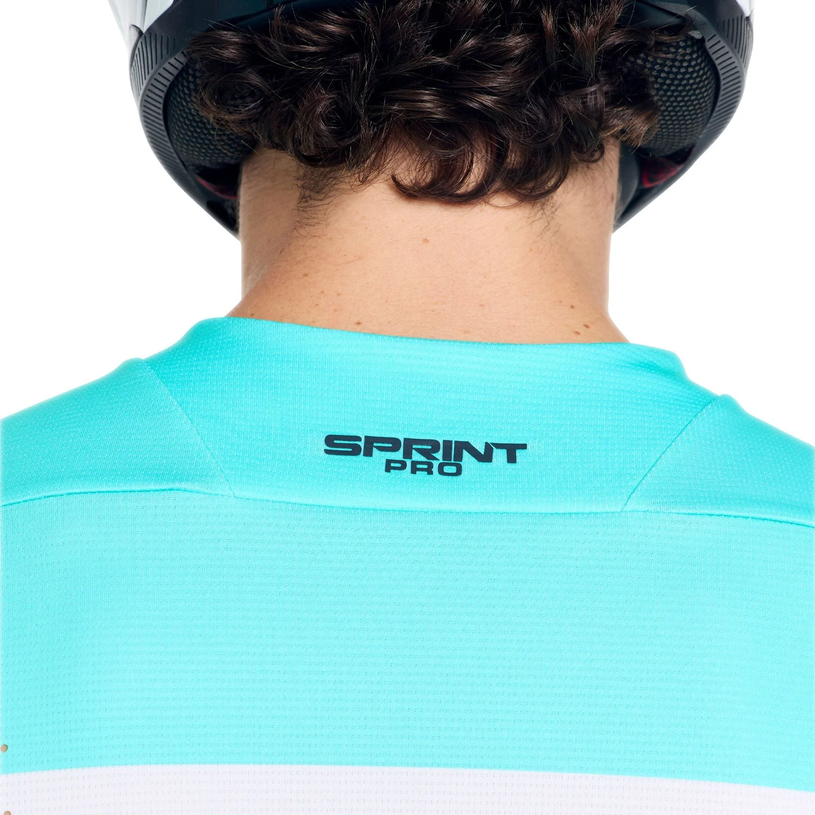 Maillot TROY LEE DESIGNS SPRINT PRO YO MOTO Manches Longues Noir/Bleu - Image 9