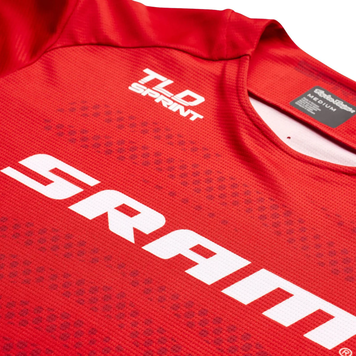 Maillot TROY LEE DESIGNS SPRINT SRAM Manches Longues Rouge - Image 2