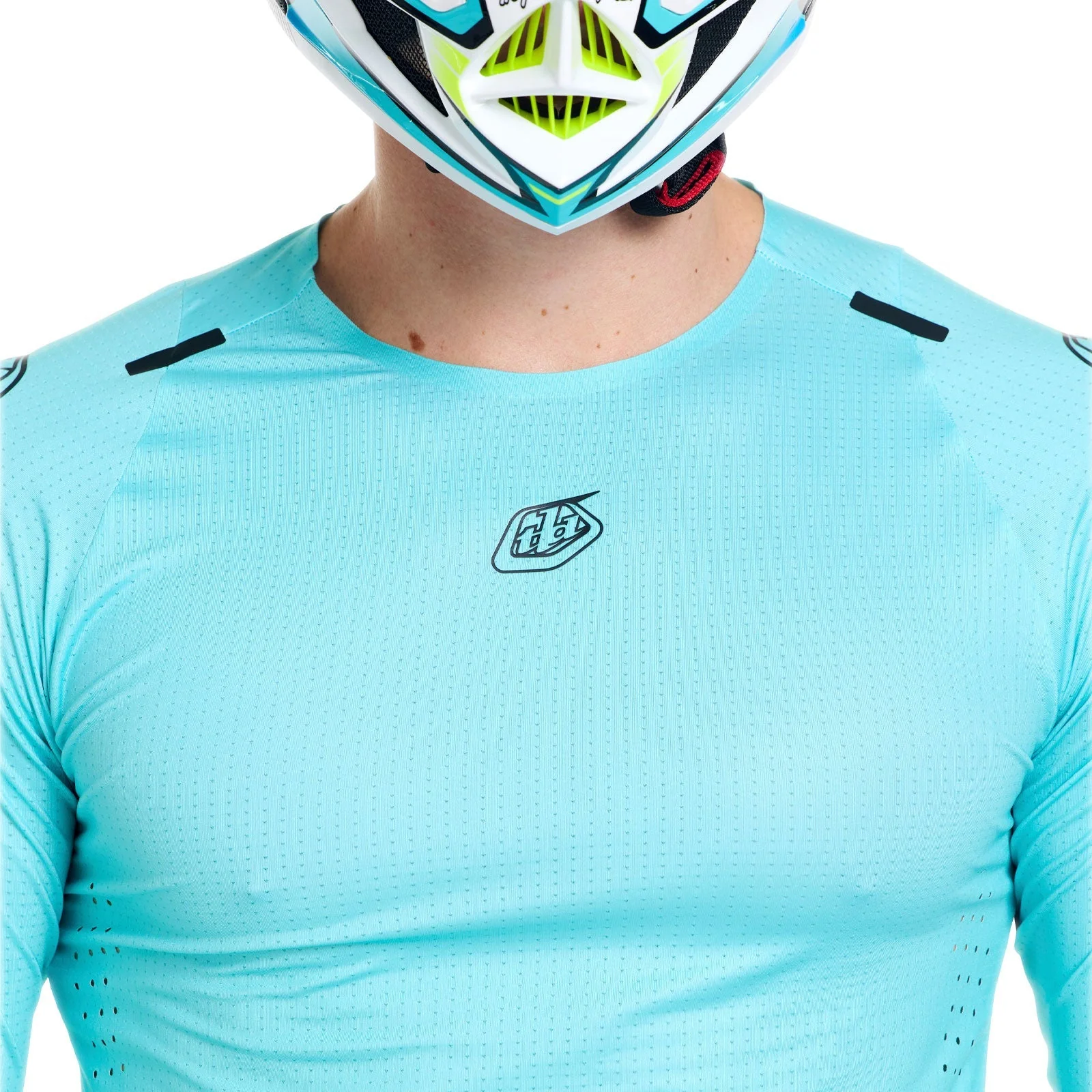 Maillot TROY LEE DESIGNS SPRINT ULTRA MONO Manches Longues Turquoise - Image 11