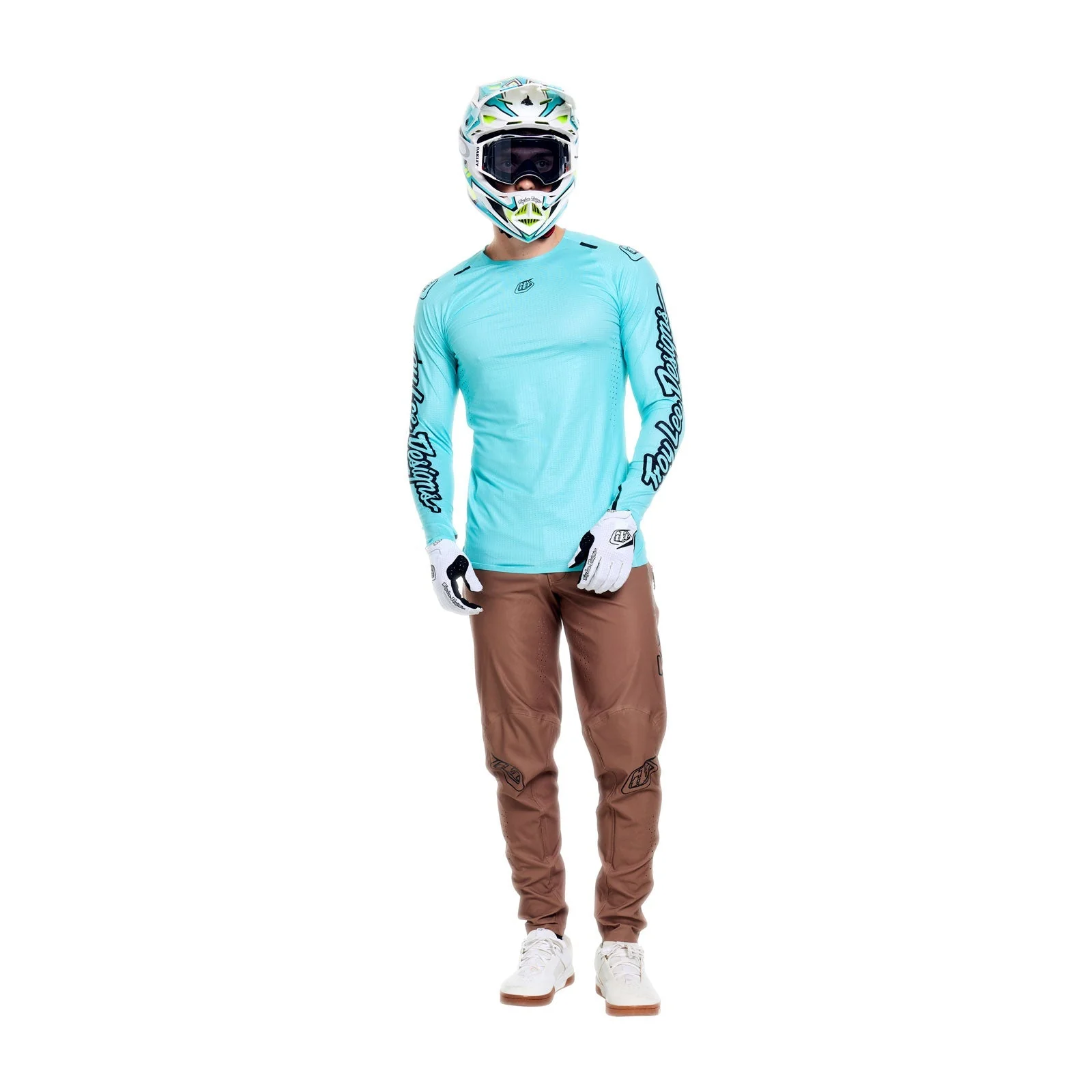 Maillot TROY LEE DESIGNS SPRINT ULTRA MONO Manches Longues Turquoise - Image 3