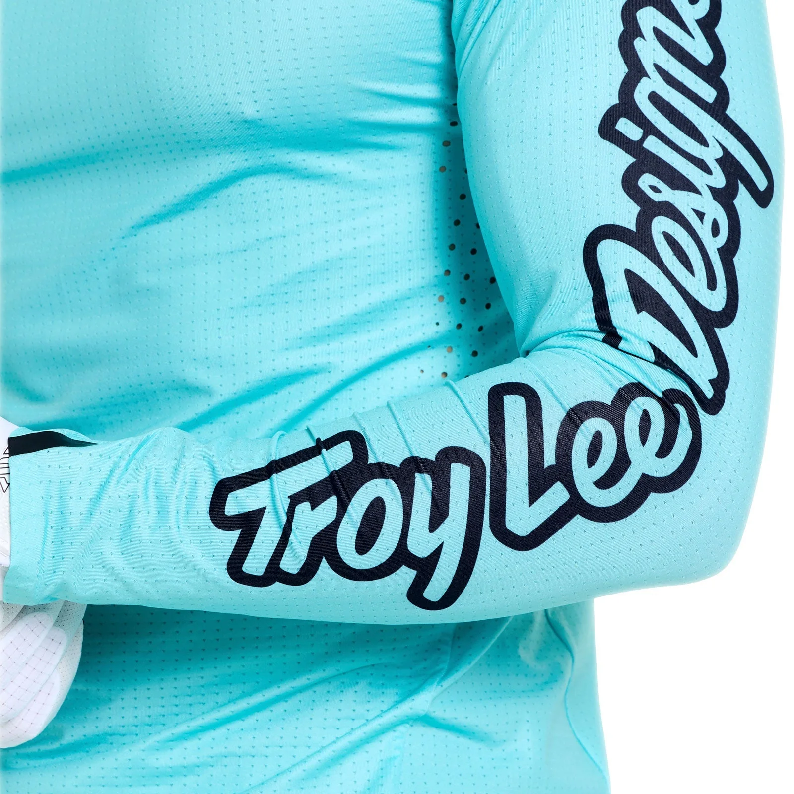 Maillot TROY LEE DESIGNS SPRINT ULTRA MONO Manches Longues Turquoise - Image 9