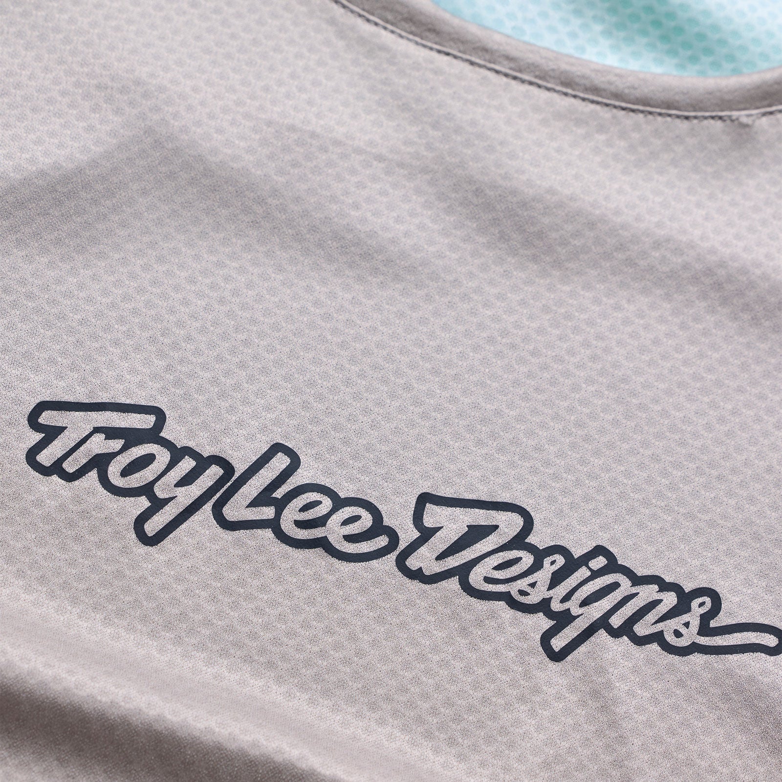 Maillot TROY LEE DESIGNS STAGE SIGNATURE Manches Courtes Gris/Bleu - Image 6