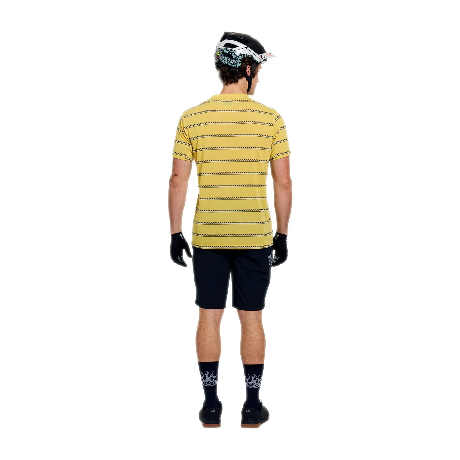 Maillot TROY LEE DESIGNS SKYLINE FAKIE RIDE Manches Courtes Jaune - Image 5