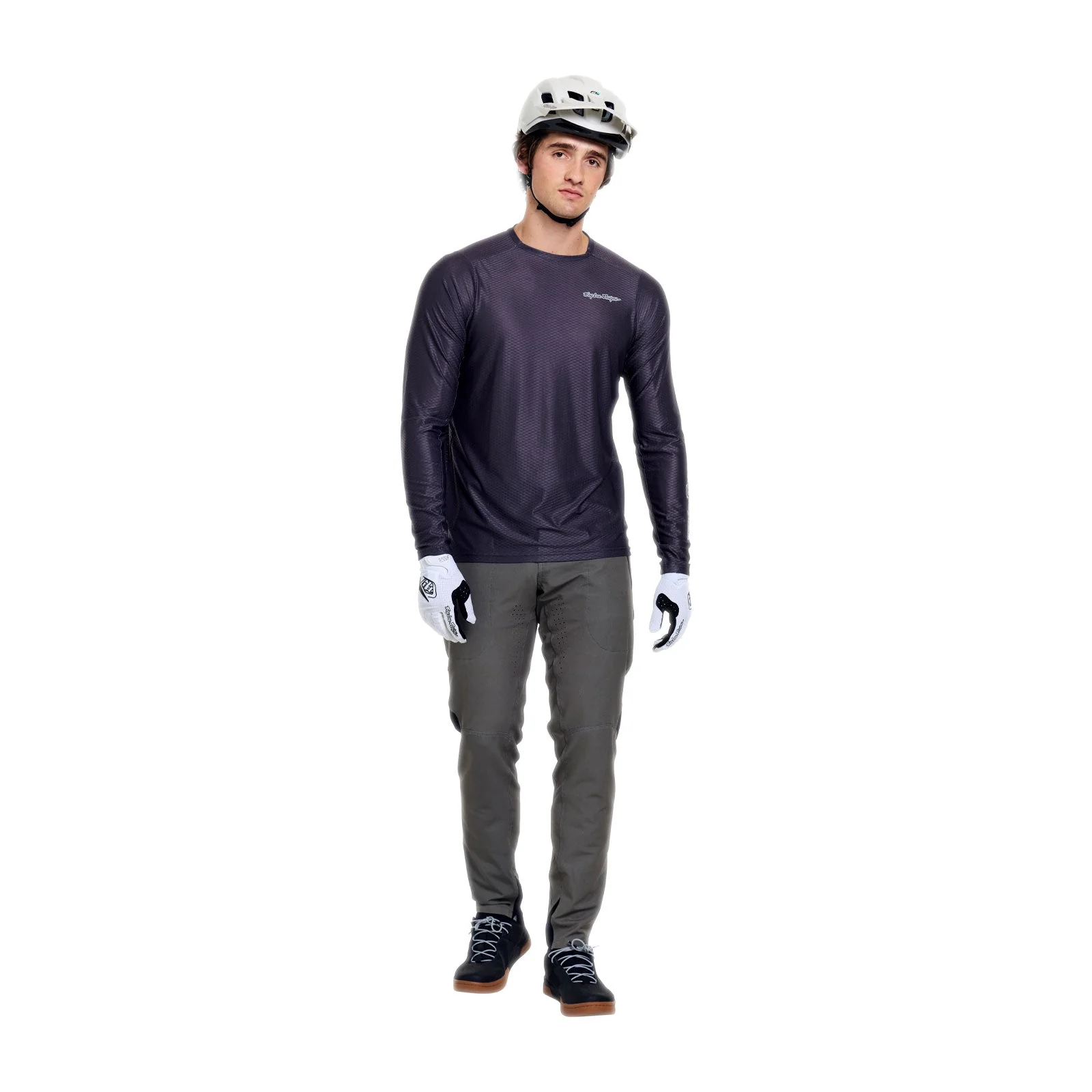 Maillot TROY LEE DESIGNS SKYLINE PRO AIR MONO Manches Longues Carbon - Image 3