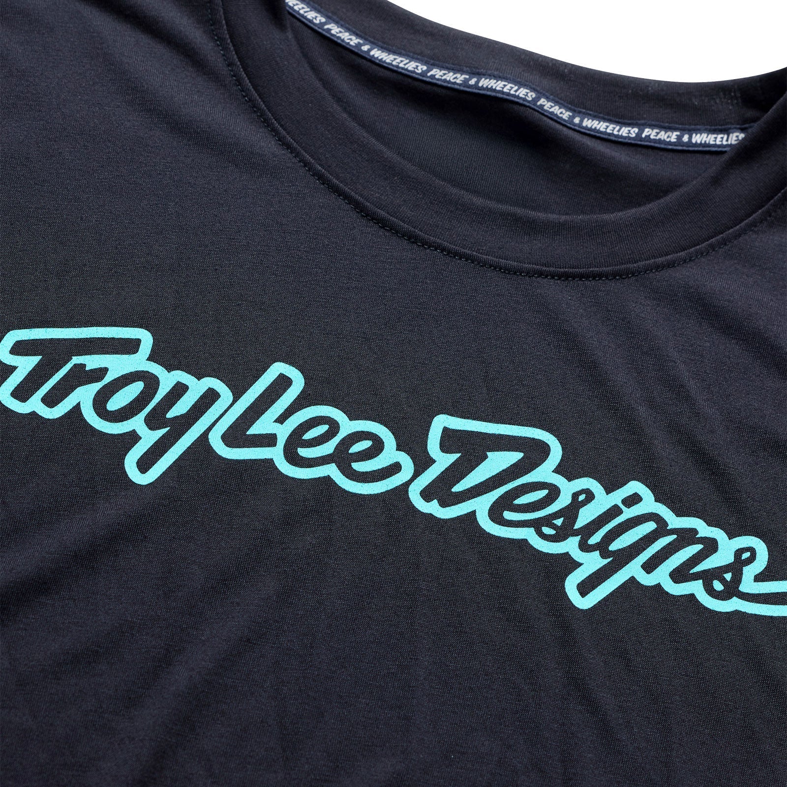 Maillot TROY LEE DESIGNS SKYLINE RIDE SIGNATURE Manches Longues Noir/Turquoise - Image 10
