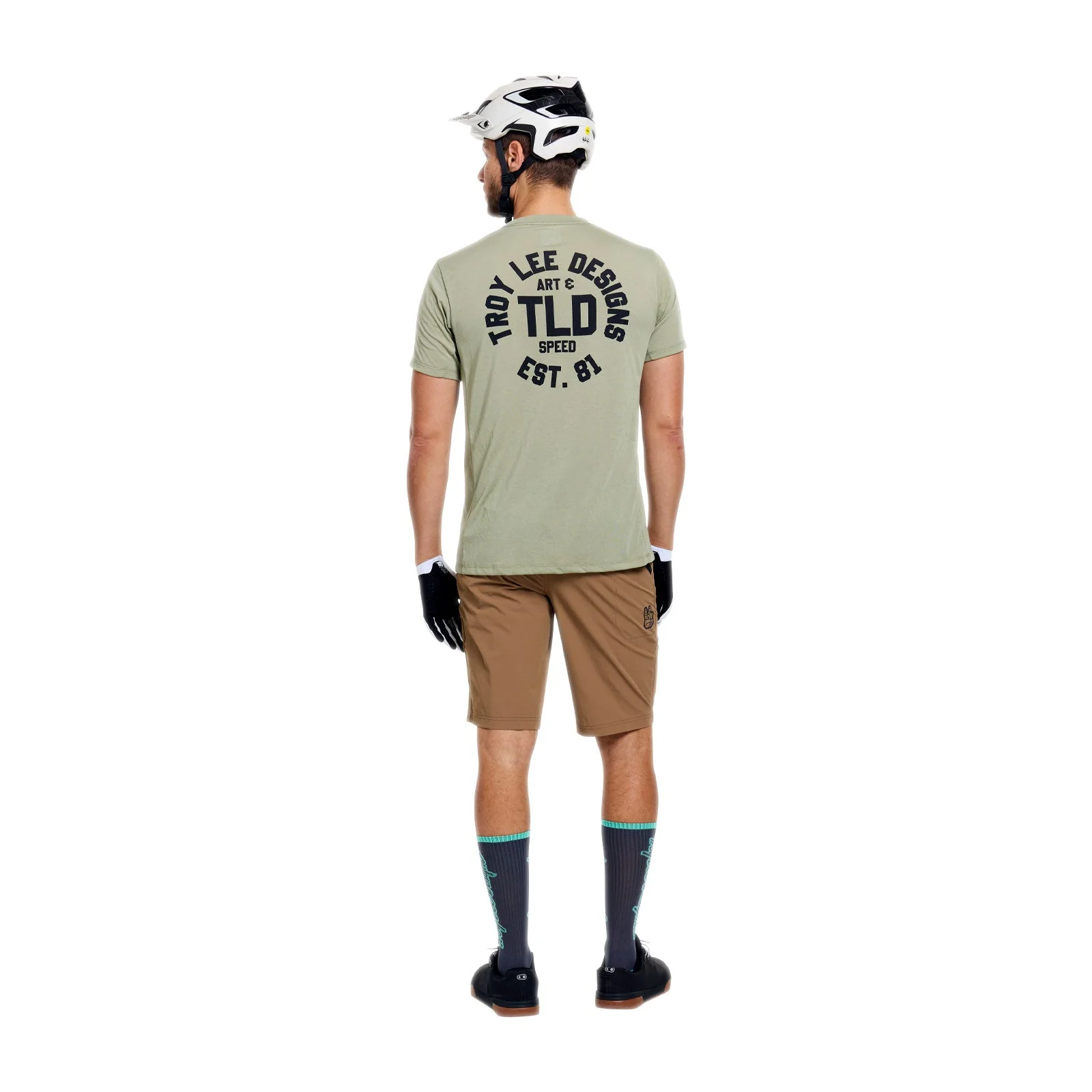Maillot TROY LEE DESIGNS SKYLINE RIDE STAMPS Manches Courtes Sage - Image 5