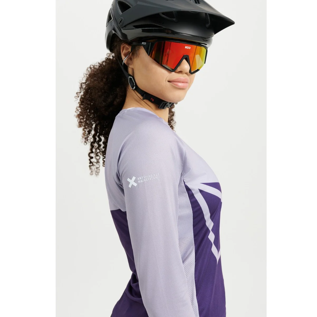 Maillot USWE BERG MTB Manches Longues Femme Lavande - Image 8