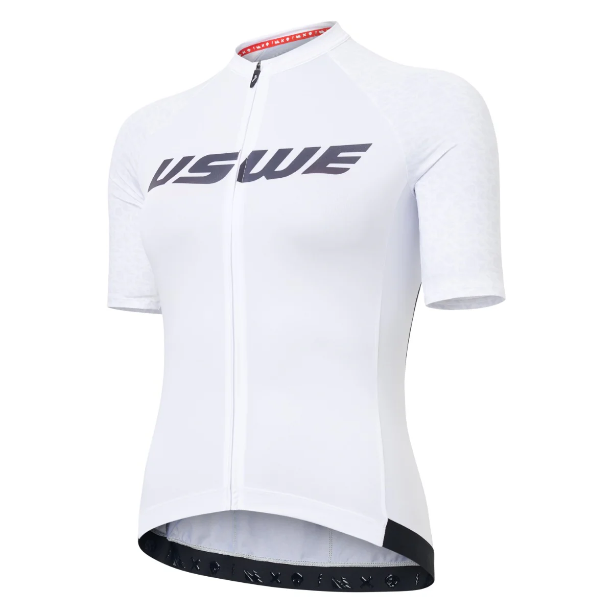 Maillot USWE GRUS GRAVEL Manches Courtes Femme Blanc