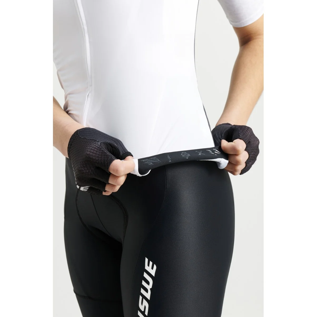 Maillot USWE GRUS GRAVEL Manches Courtes Femme Blanc - Image 5
