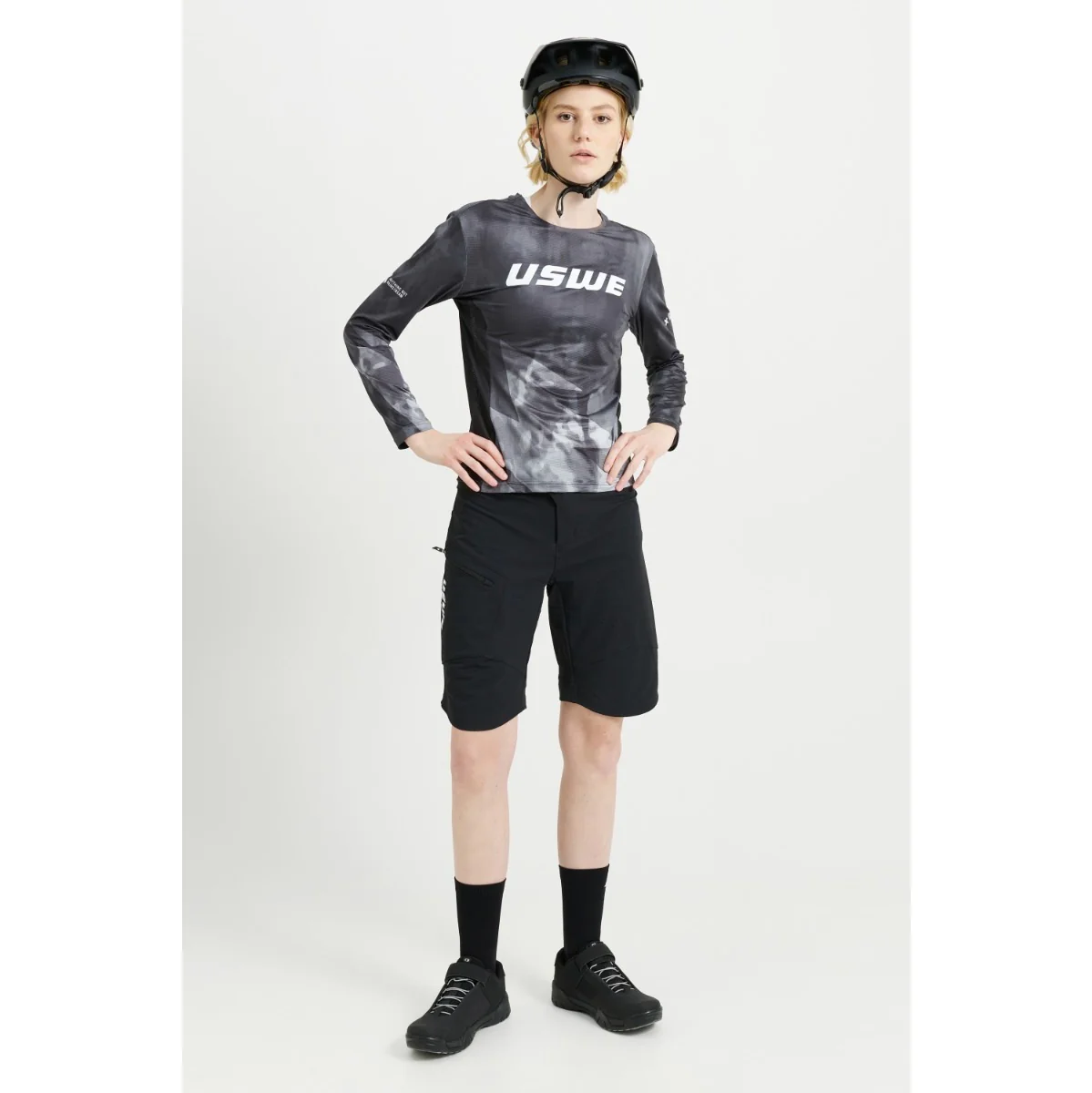 Maillot USWE LUFTIG MTB Manches Longues Femme Noir - Image 5
