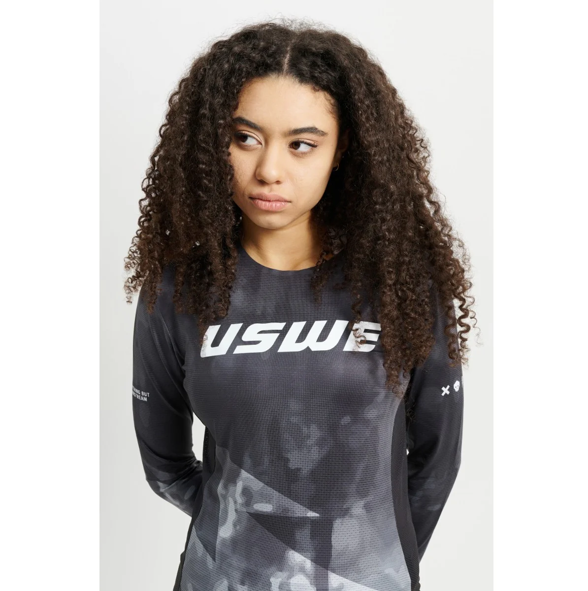 Maillot USWE LUFTIG MTB Manches Longues Femme Noir - Image 6