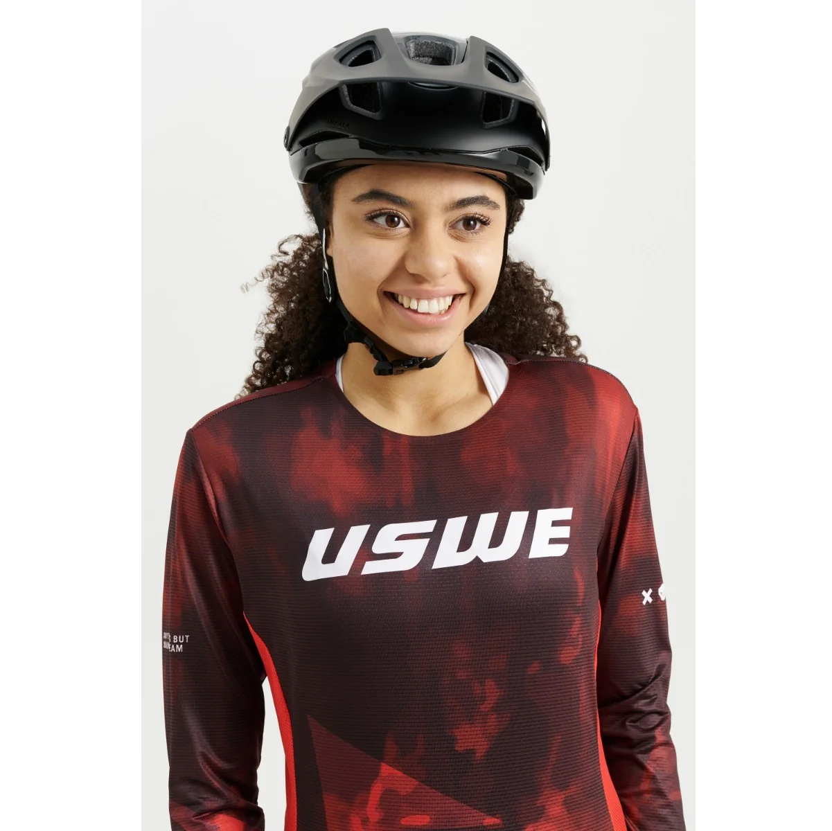 Maillot USWE LUFTIG MTB Manches Longues Femme Rouge - Image 2