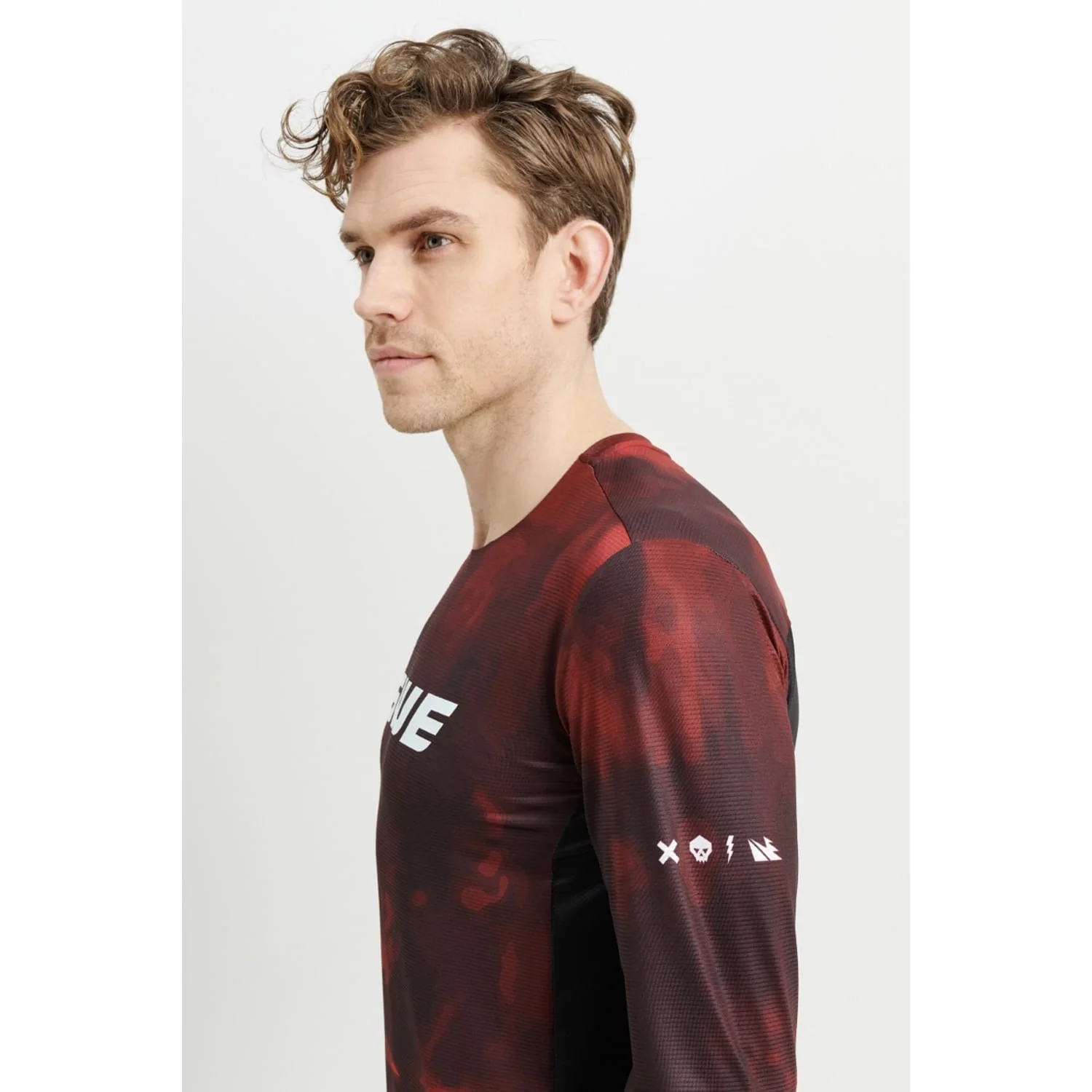 Maillot USWE LUFTIG MTB Manches Longues Rouge - Image 7