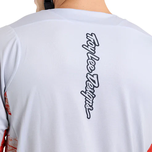 Maillot TROY LEE DESIGNS SKYLINE Manches Longues Blanc/Rouge - Image 11