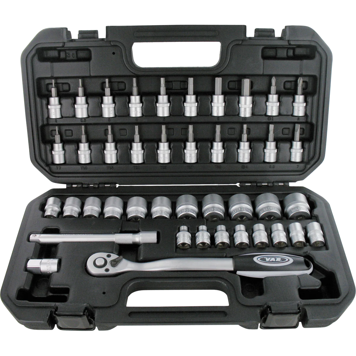 Mallette Clés à Cliquets VAR DV-11900 (42 Pièces)
