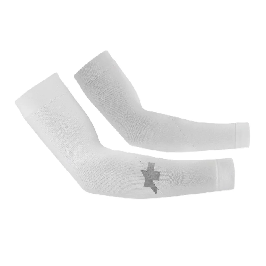 Manchettes ASSOS SUMMER ARM UV PROTECTOR P1 Blanc - Image 2