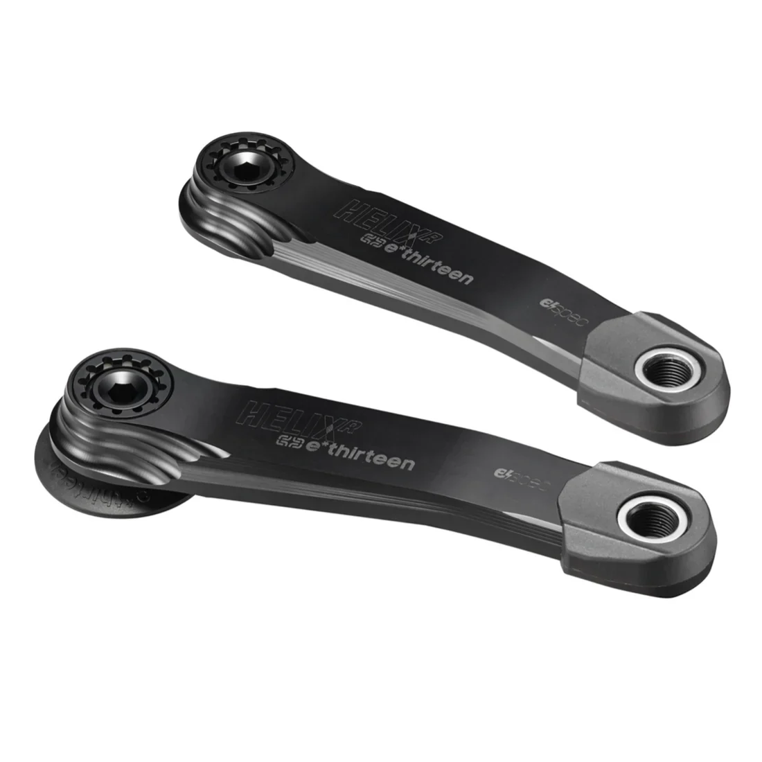 Manivelles VAE E.THIRTEEN E-SPEC HELIX RACE ALLOY pour Bosch SX / Brose S Mag / TQ HPR50 / DJI Avinox Noir
