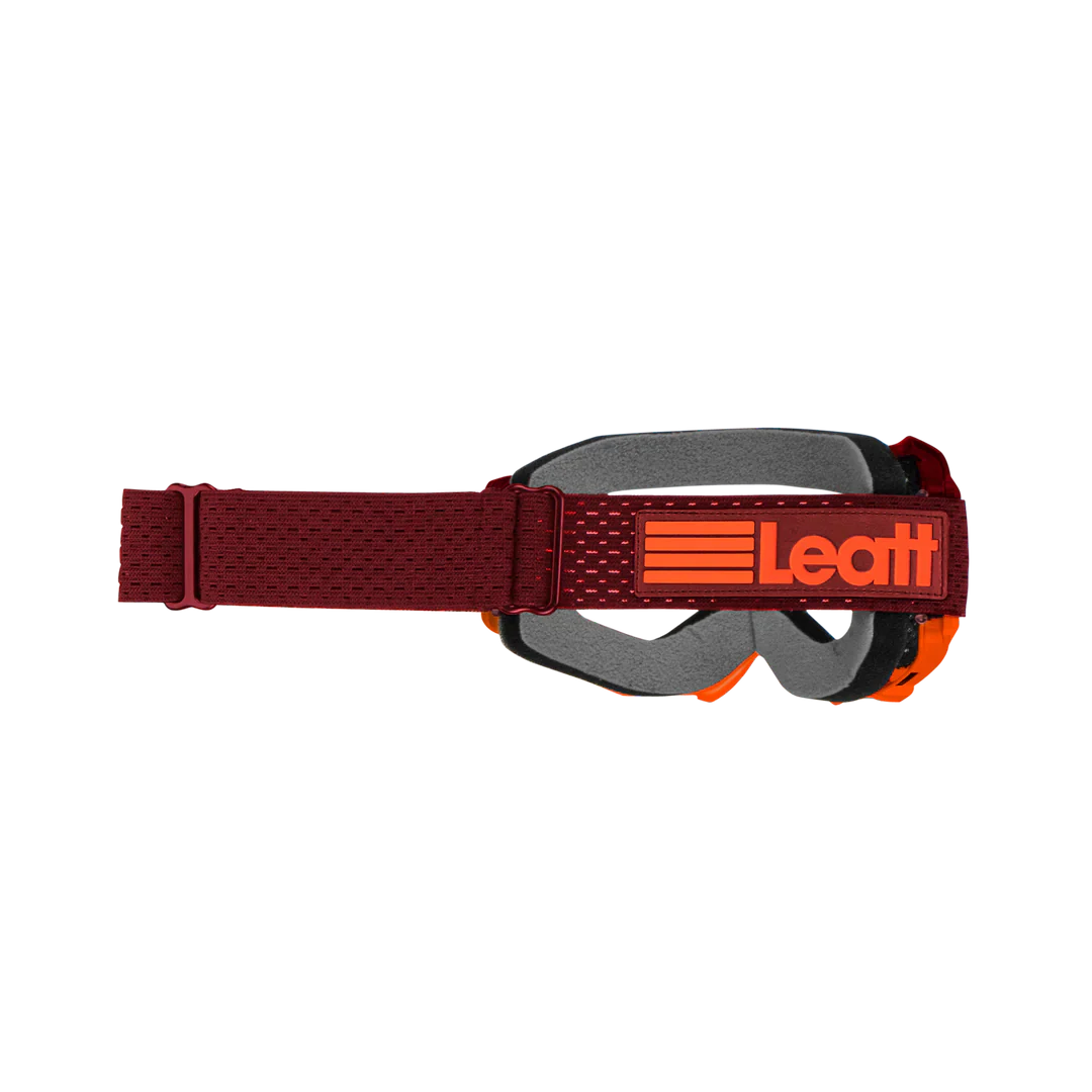Masque LEATT VELOCITY 4.0 MTB Orange Écran Transparent - Image 2