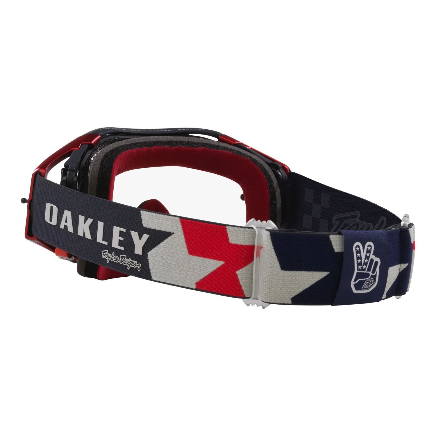 Masque OAKLEY AIRBRAKE MTB TLD RWB STARS Écran Clear - Image 4