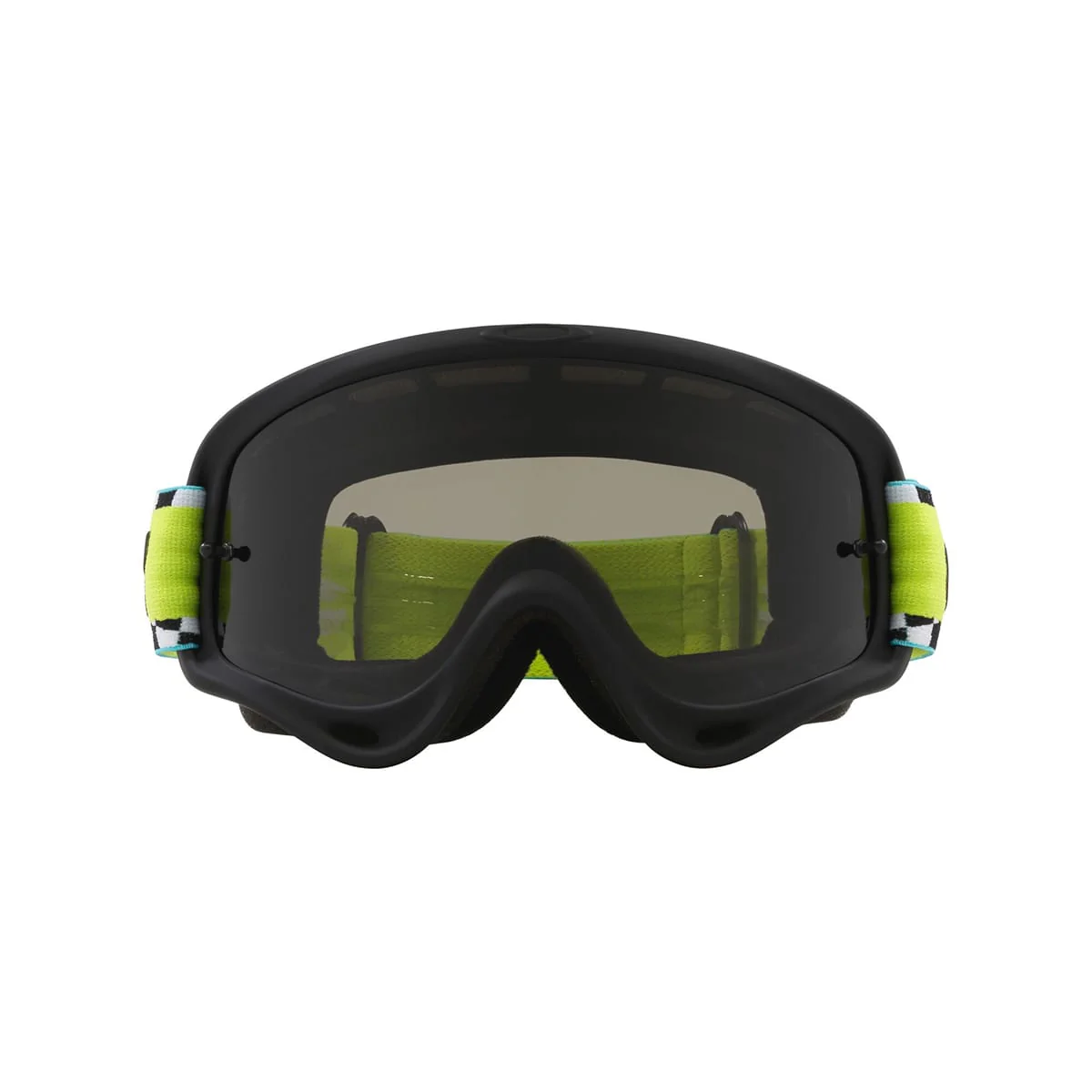 Masque OAKLEY O Frame MX Teal Checks Ecran Gris Foncé OO7029-83 - Image 2
