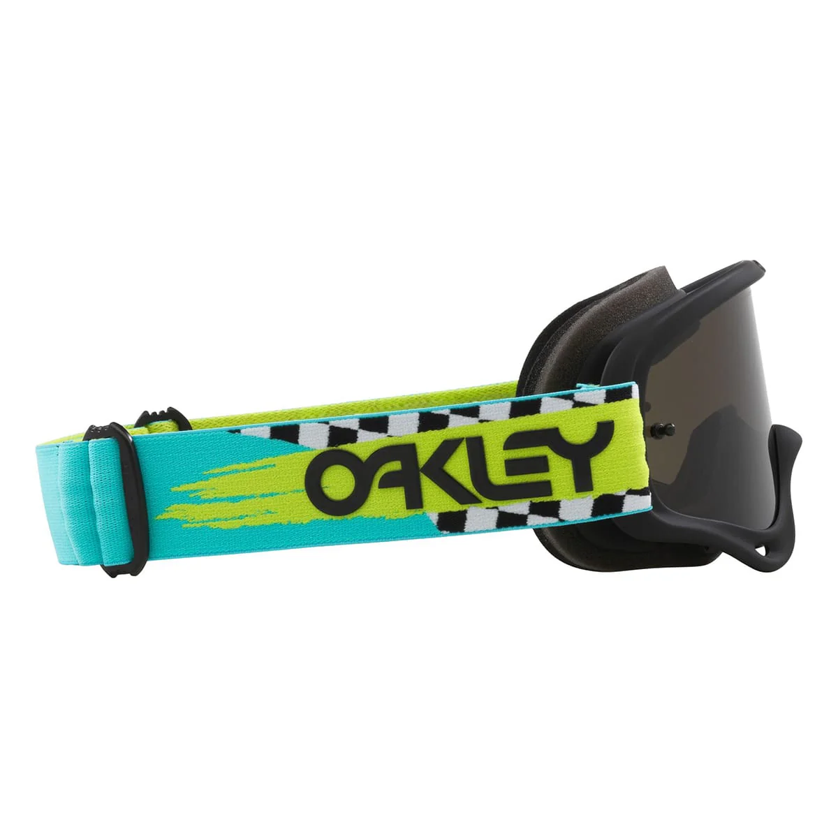 Masque OAKLEY O Frame MX Teal Checks Ecran Gris Foncé OO7029-83 - Image 6