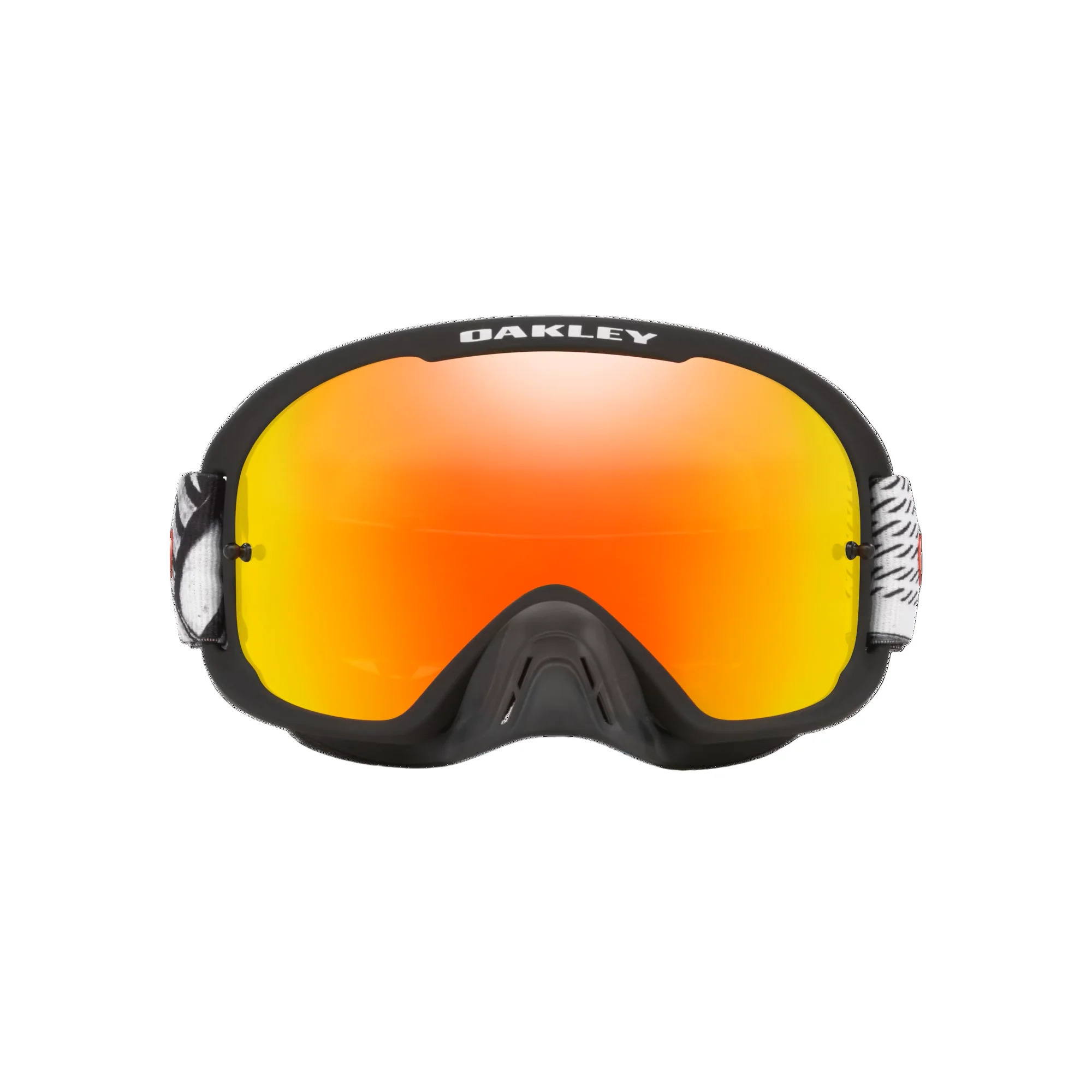 Masque OAKLEY O Frame Pro 2.0 MX Noir/Blanc Écran Iridium Rouge - Image 4