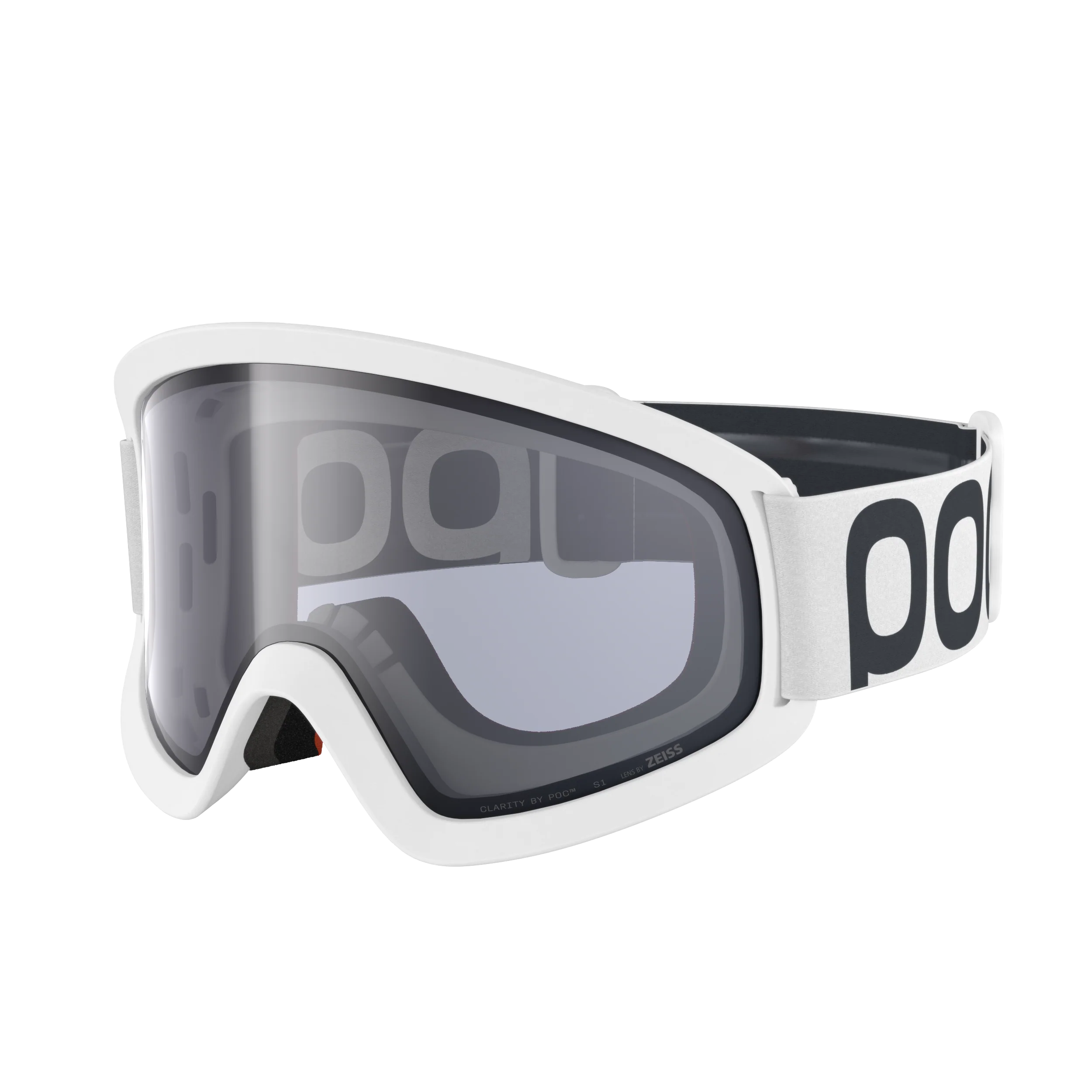 Masque POC ORA Blanc Écran Clarity Universal Cloudy Grey