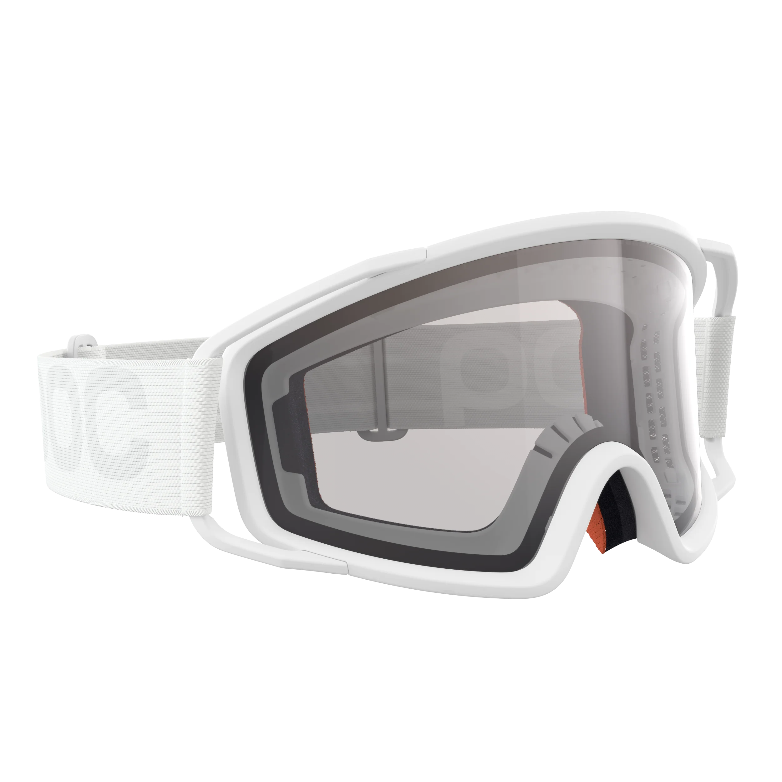 Masque POC ZYGON Blanc Écran Clarity Trail Cloudy Brown - Image 3