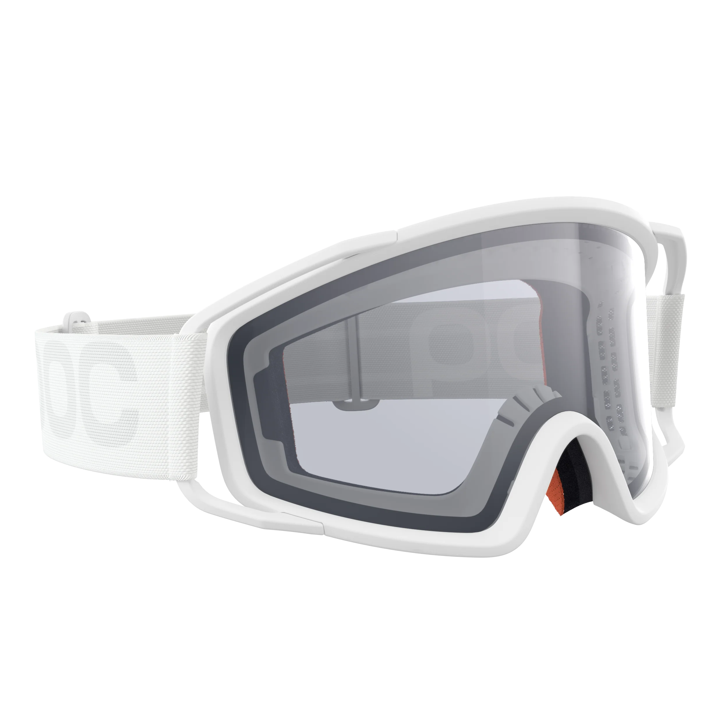 Masque POC ZYGON Blanc Écran Clarity Universal Cloudy Grey - Image 3