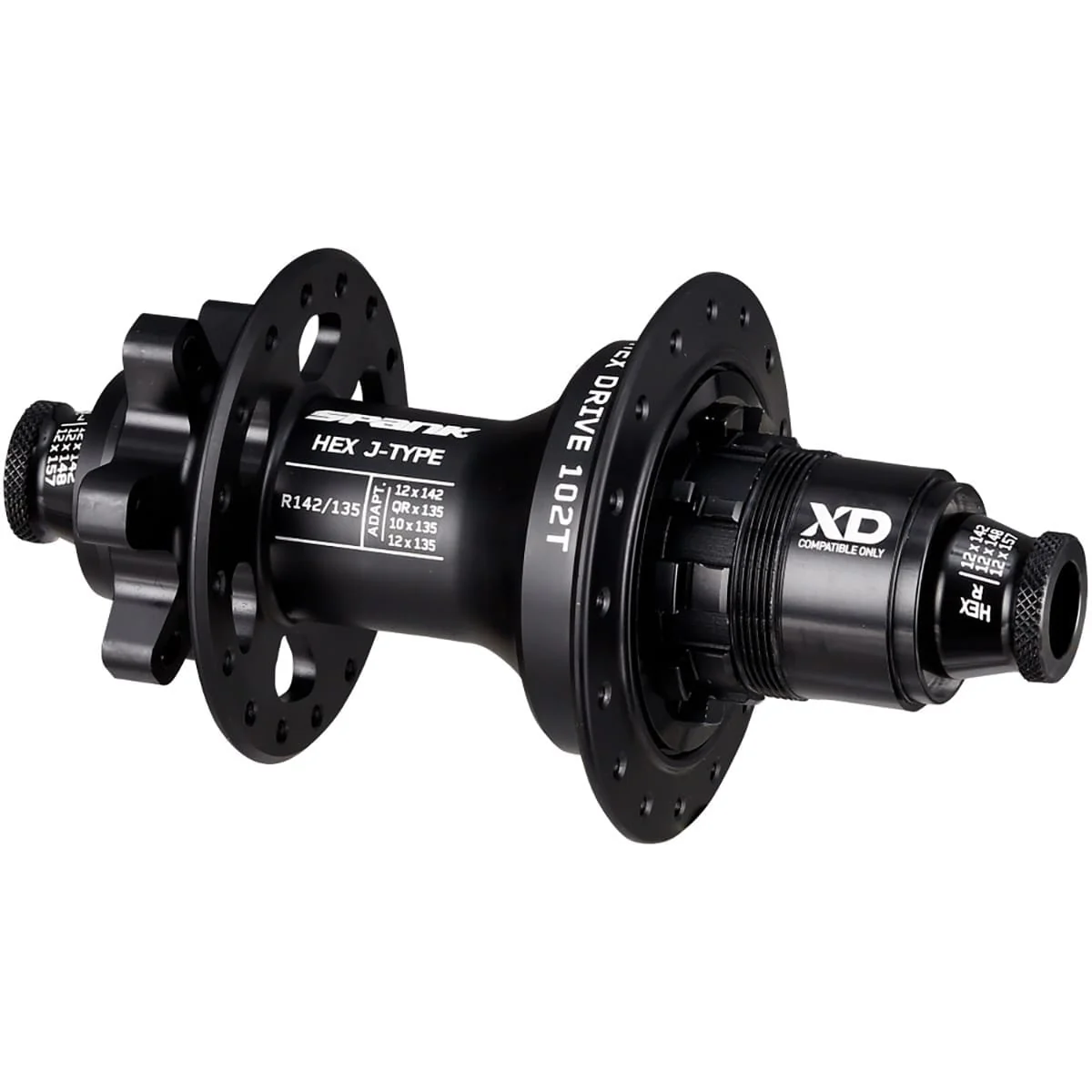 Moyeu Arrière SPANK HEX DRIVE 102T 12x135/142 mm - Image 2