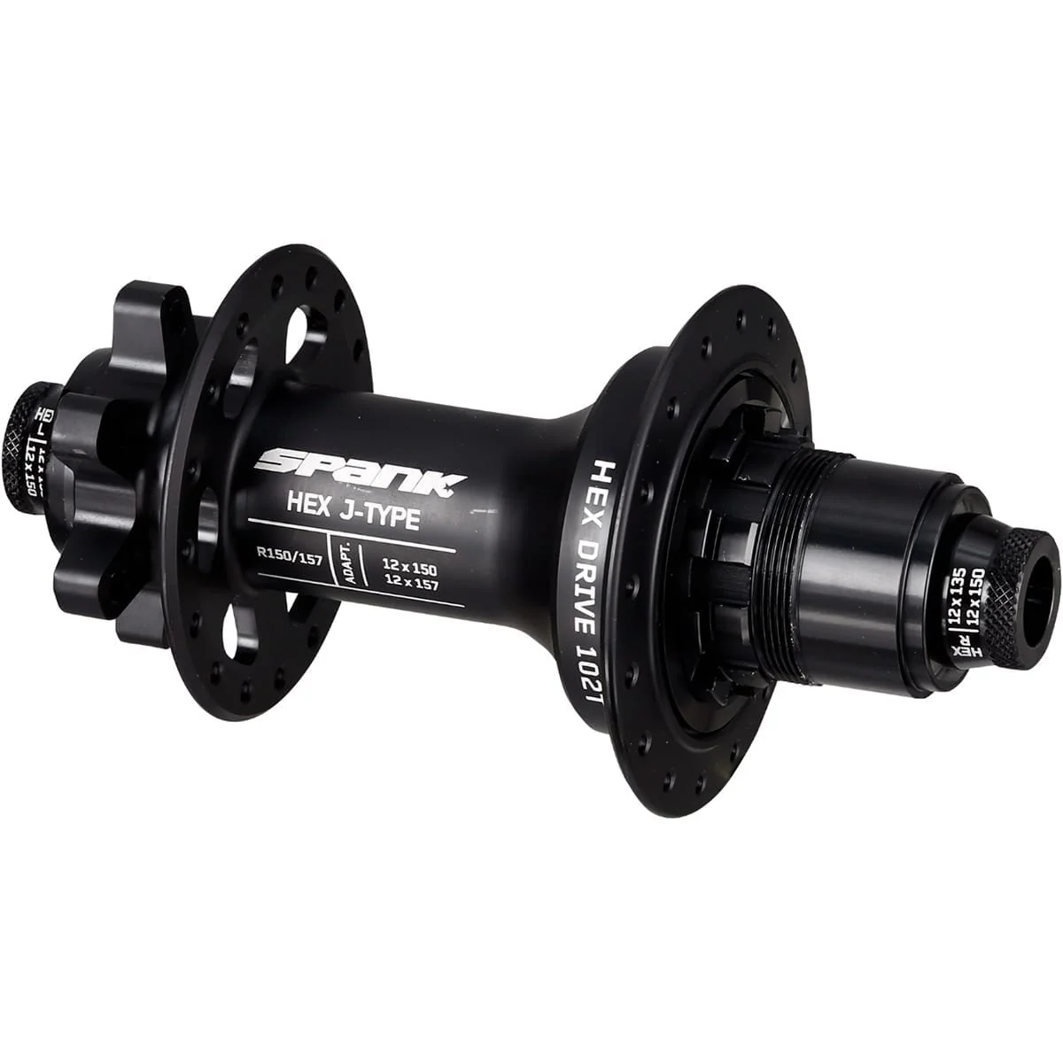 Moyeu Arrière SPANK HEX DRIVE 102T 12x150/157 mm Noir - Image 2