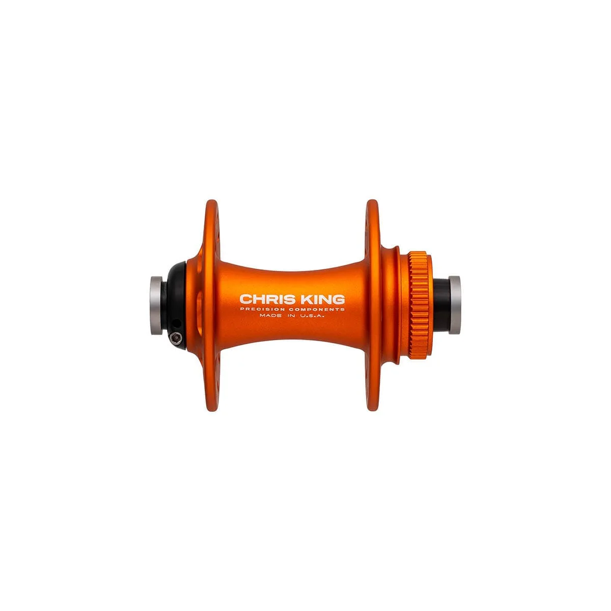Moyeu Avant CHRIS KING R45D Céramique 12x100mm Center Lock Orange Mat
