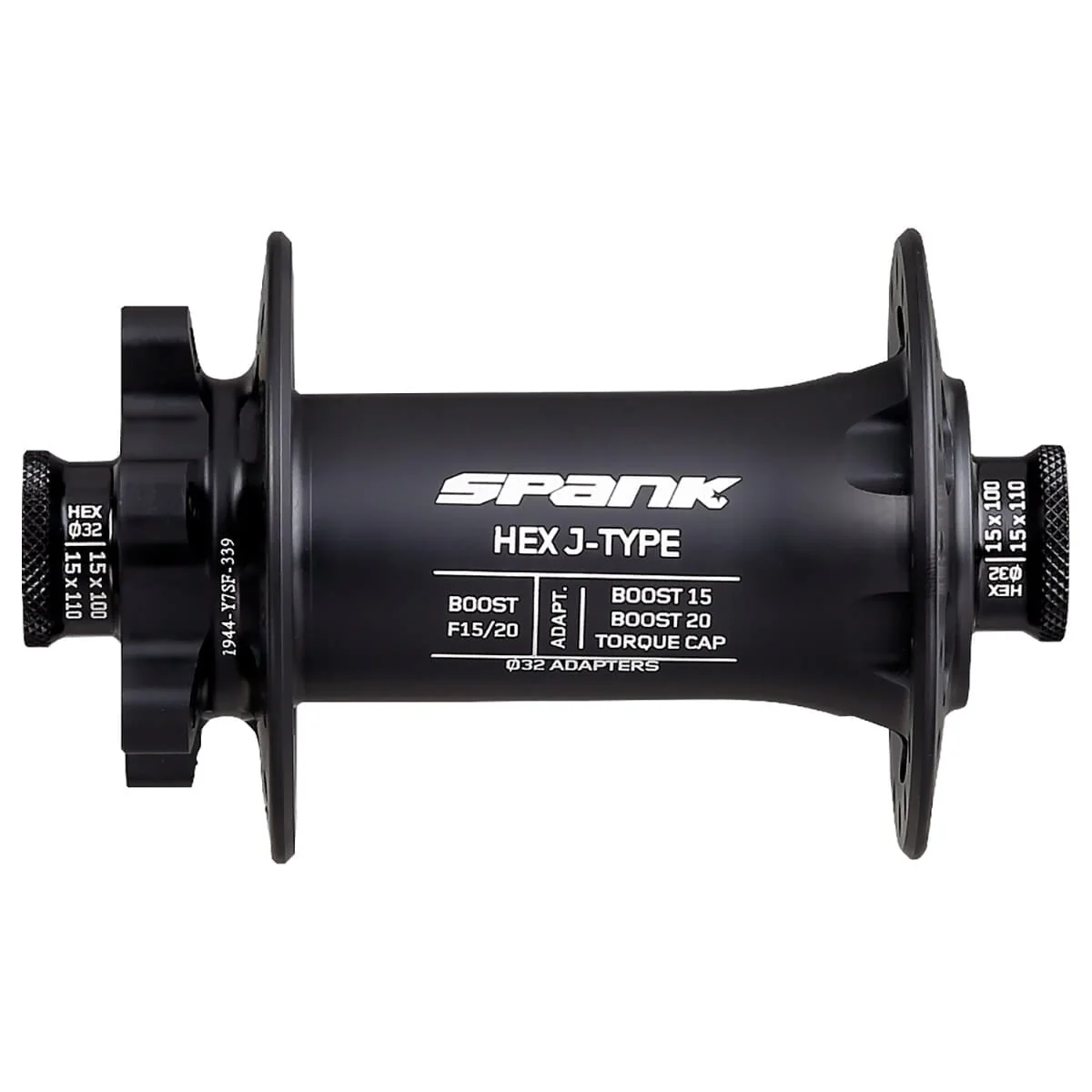 Moyeu Avant SPANK HEX 15/20 mm Boost Noir - Image 2