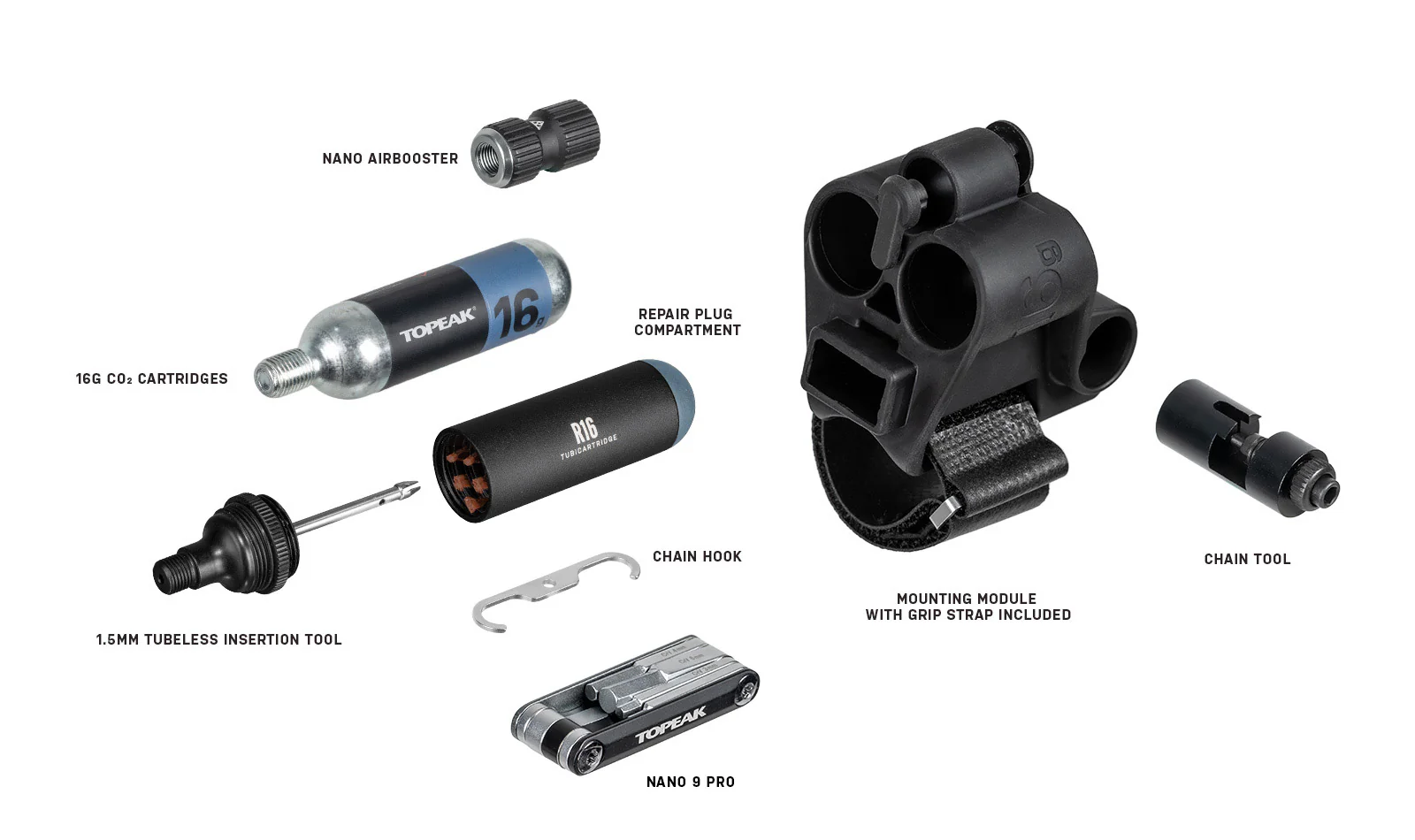Multi-Outils Co2 TOPEAK TUBIMASTER RXT Pro - Image 3