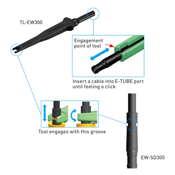 Outil Cable SHIMANO TL-EW300 - Image 3