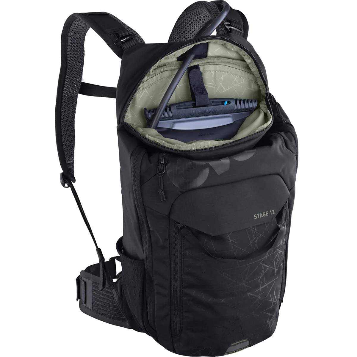 Pack Sac à Dos EVOC STAGE 12 NOIR + Poche à Eau EVOC 2L - Image 2
