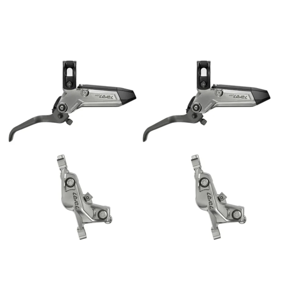 Paire de Freins SRAM LEVEL ULTIMATE STEALTH 4 pistons Argent
