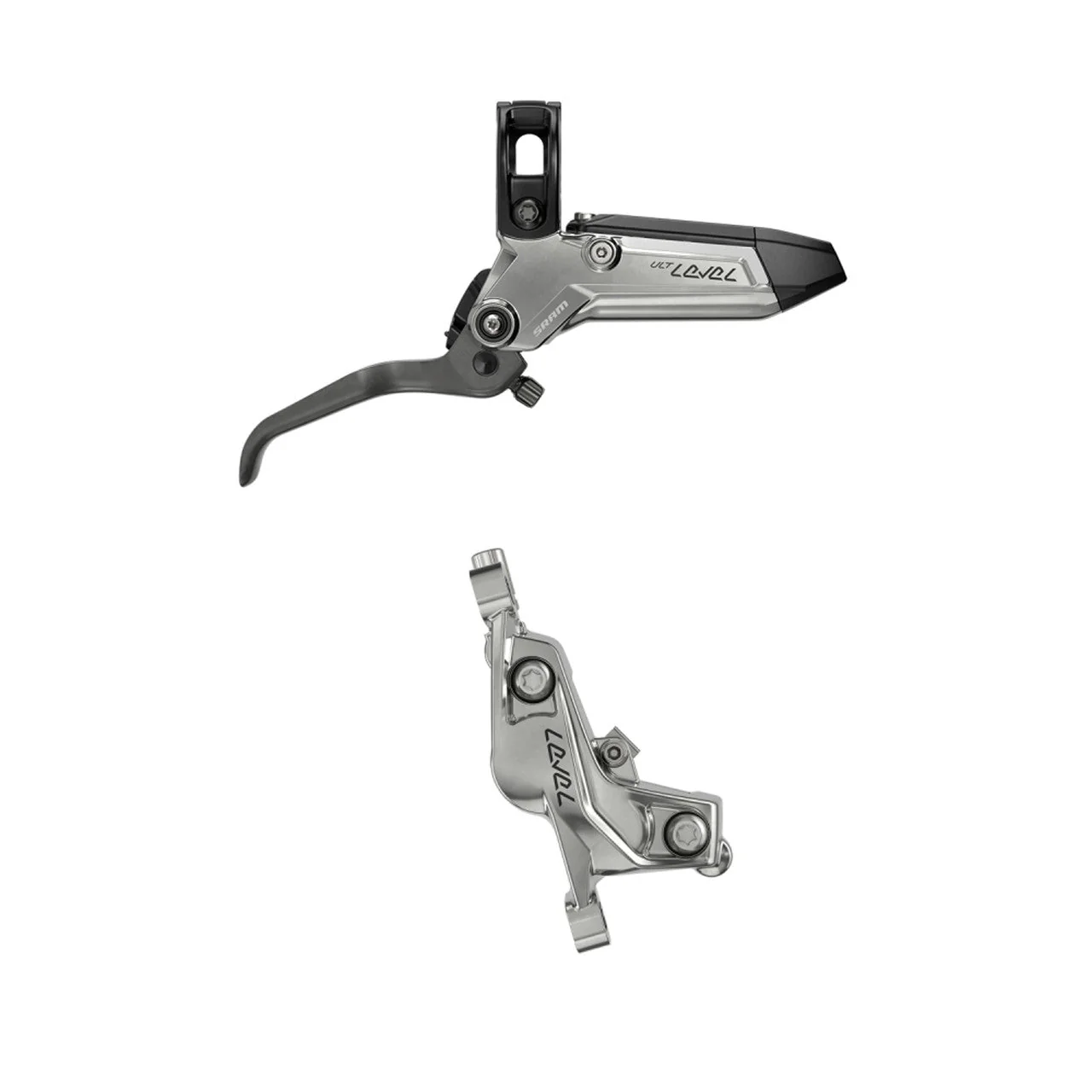 Paire de Freins SRAM LEVEL ULTIMATE STEALTH 4 pistons Argent - Image 2