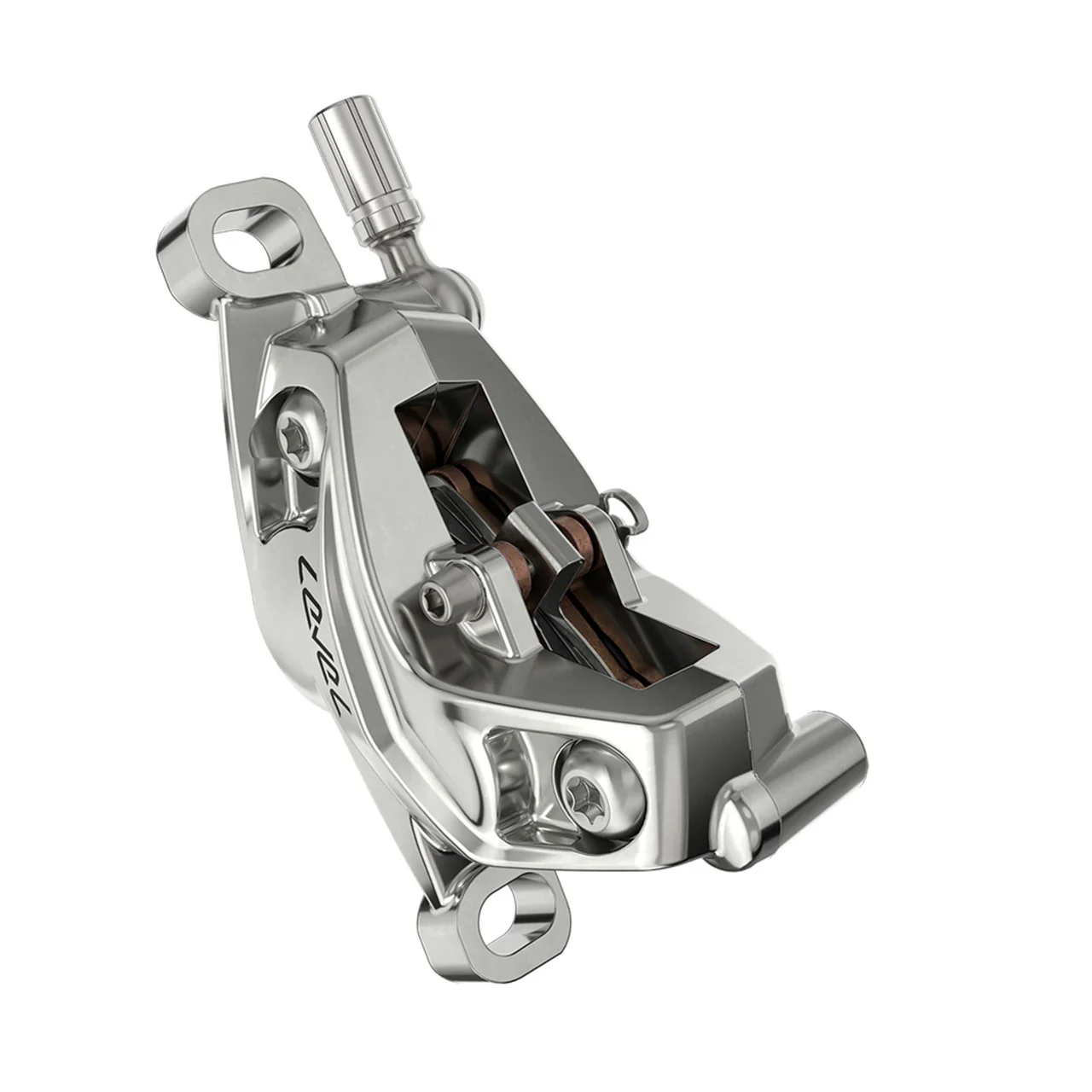 Paire de Freins SRAM LEVEL ULTIMATE STEALTH 4 pistons Argent - Image 4
