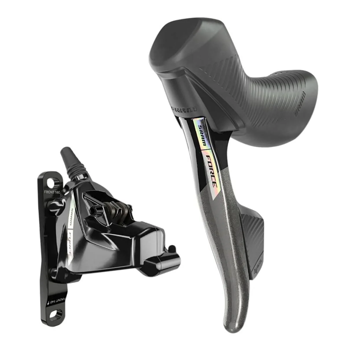Paire de Leviers et Étriers SRAM FORCE AXS D2 HRD 2x12 Flat Mount Sans Disque - Image 3