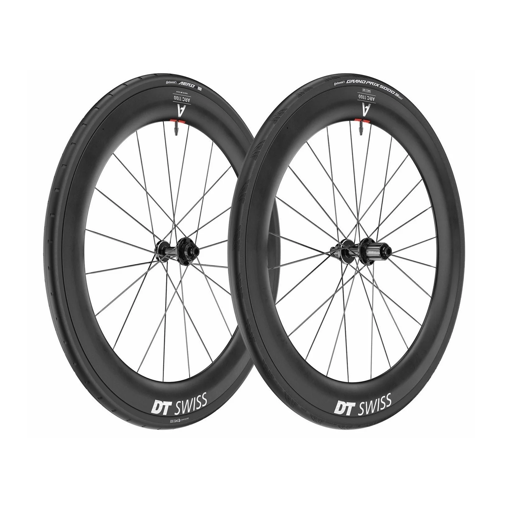 Paire de Roues DT SWISS ARC 1100 DICUT WTS 55 Tubeless Ready (Center Lock)