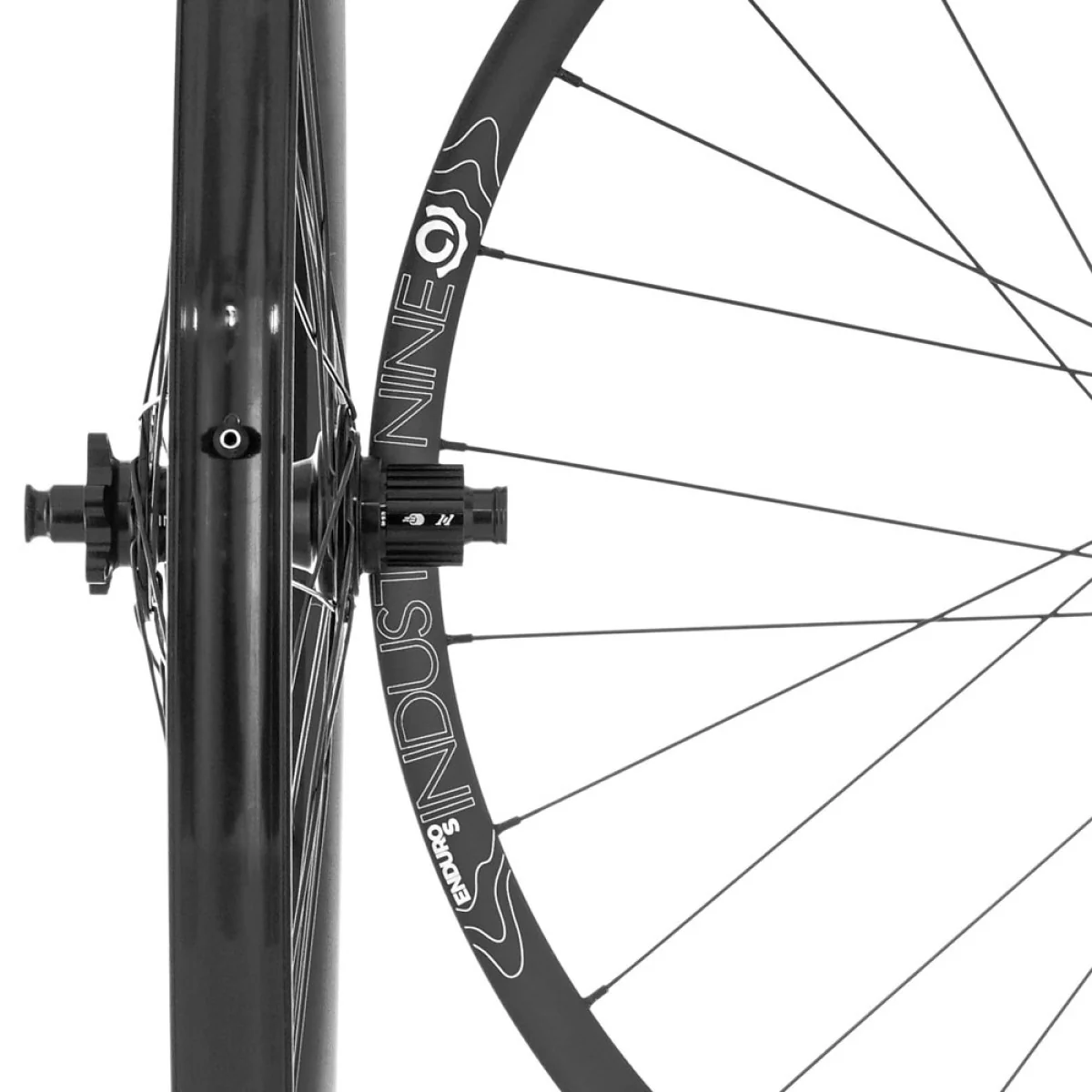 Paire de Roues INDUSTRY NINE 1/1 ENDURO S 29" 15x110/12x148mm Boost Centerlock Noir - Image 2