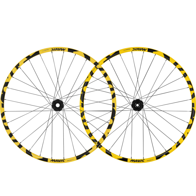 Paire de Roues MAVIC DEEMAX DH YLW 29" 20x110mm/12x157mm Super Boost