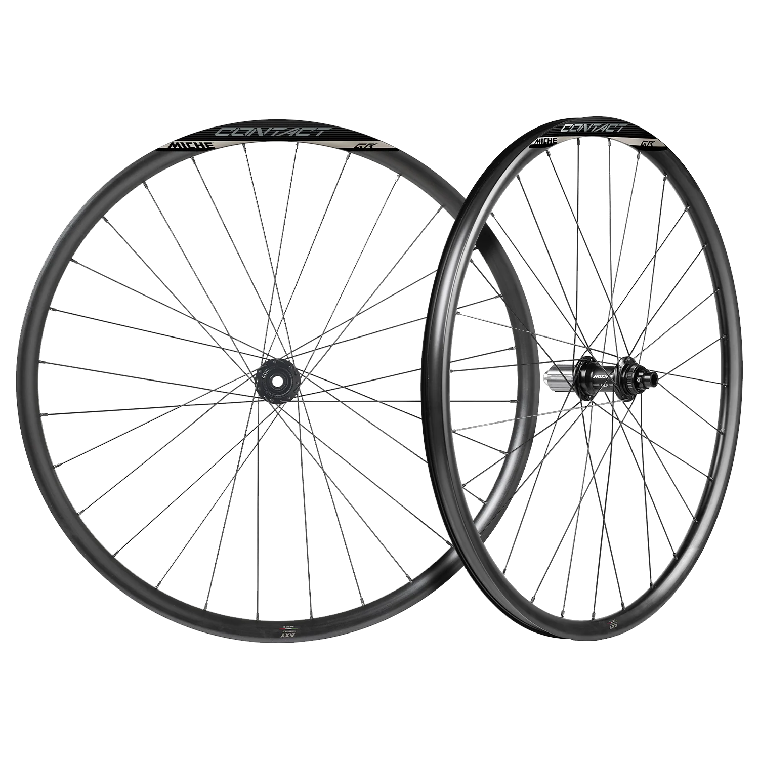 Paire de Roues MICHE CONTACT GR DISC à Pneus (Center Lock)