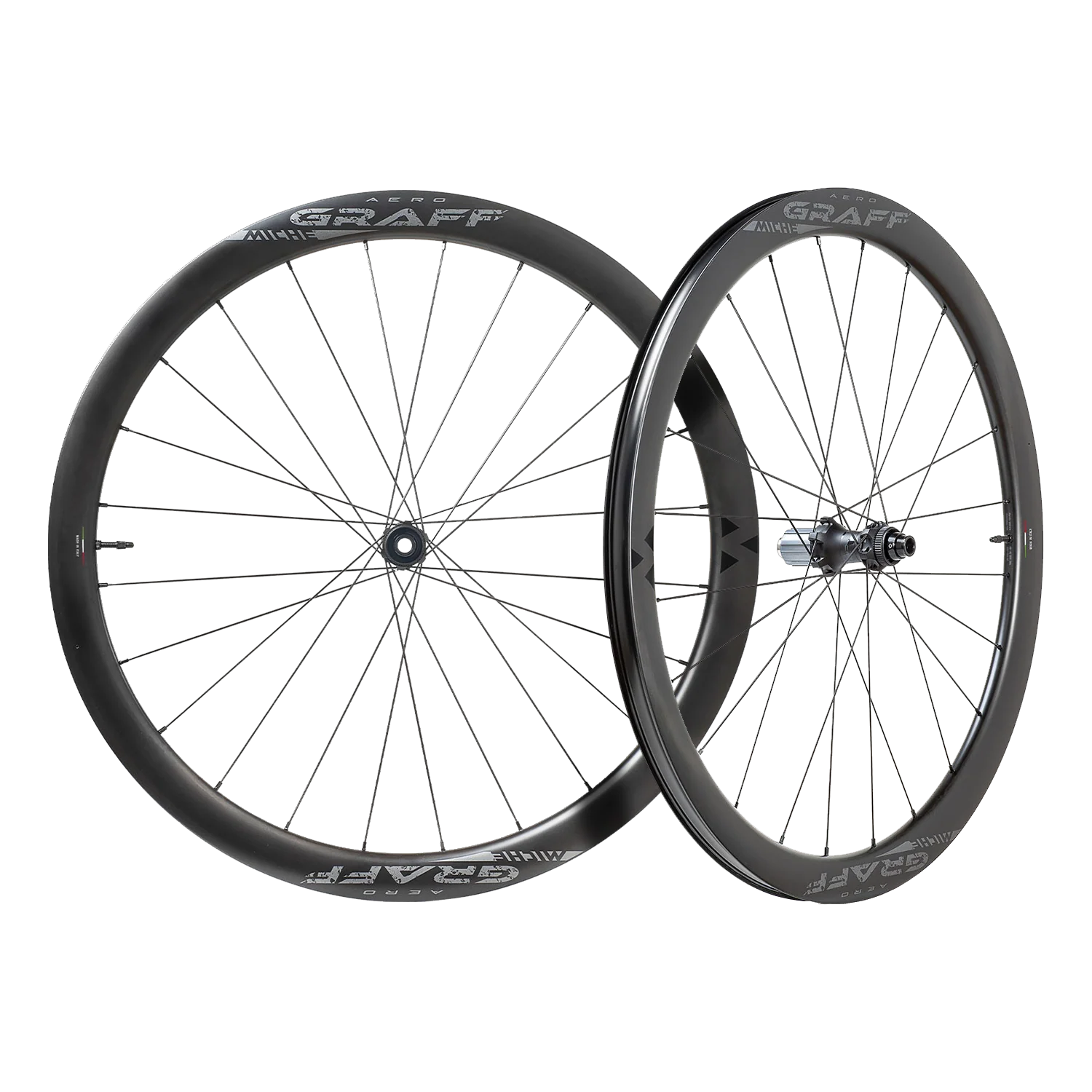 Paire de Roues MICHE GRAFF AERO DISC Tubeless Ready (Center Lock)