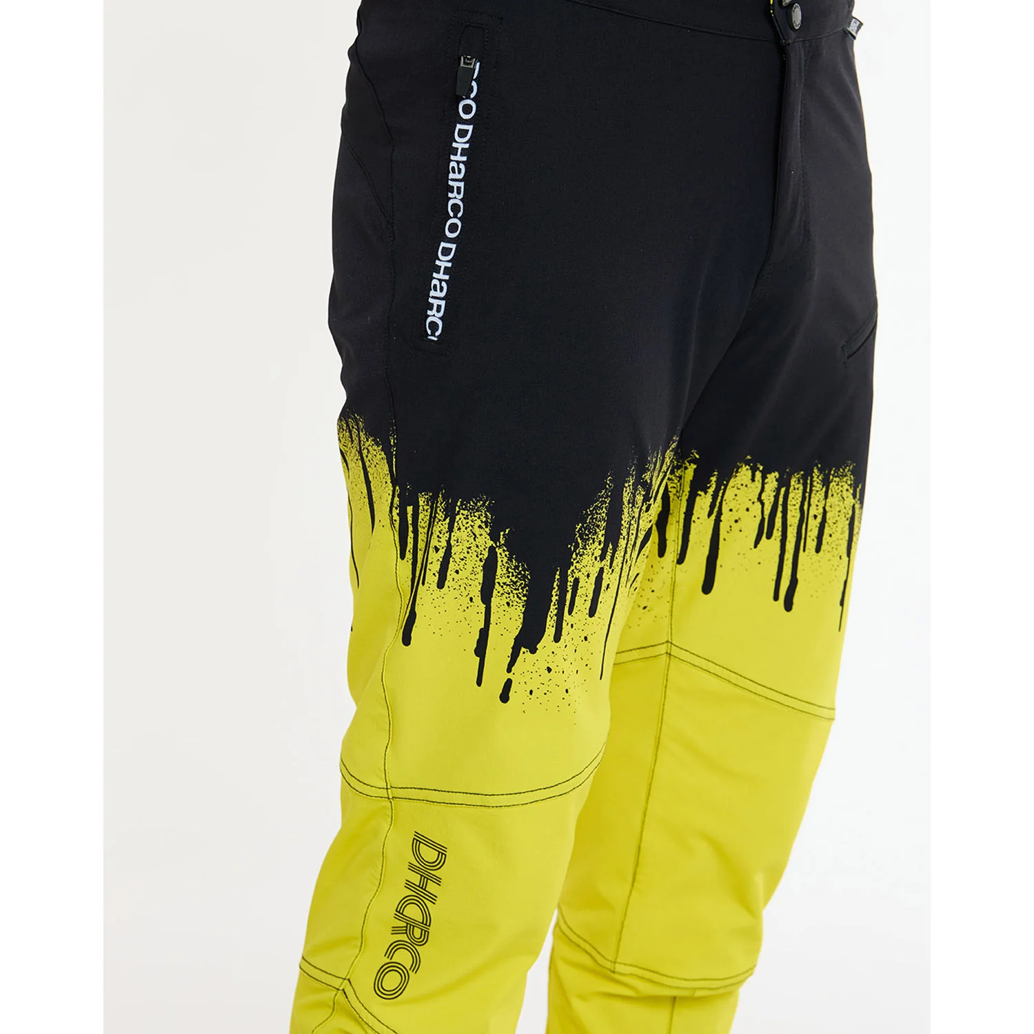 Pantalon DHARCO GRAVITY ACID RAIN Noir/Jaune - Image 4