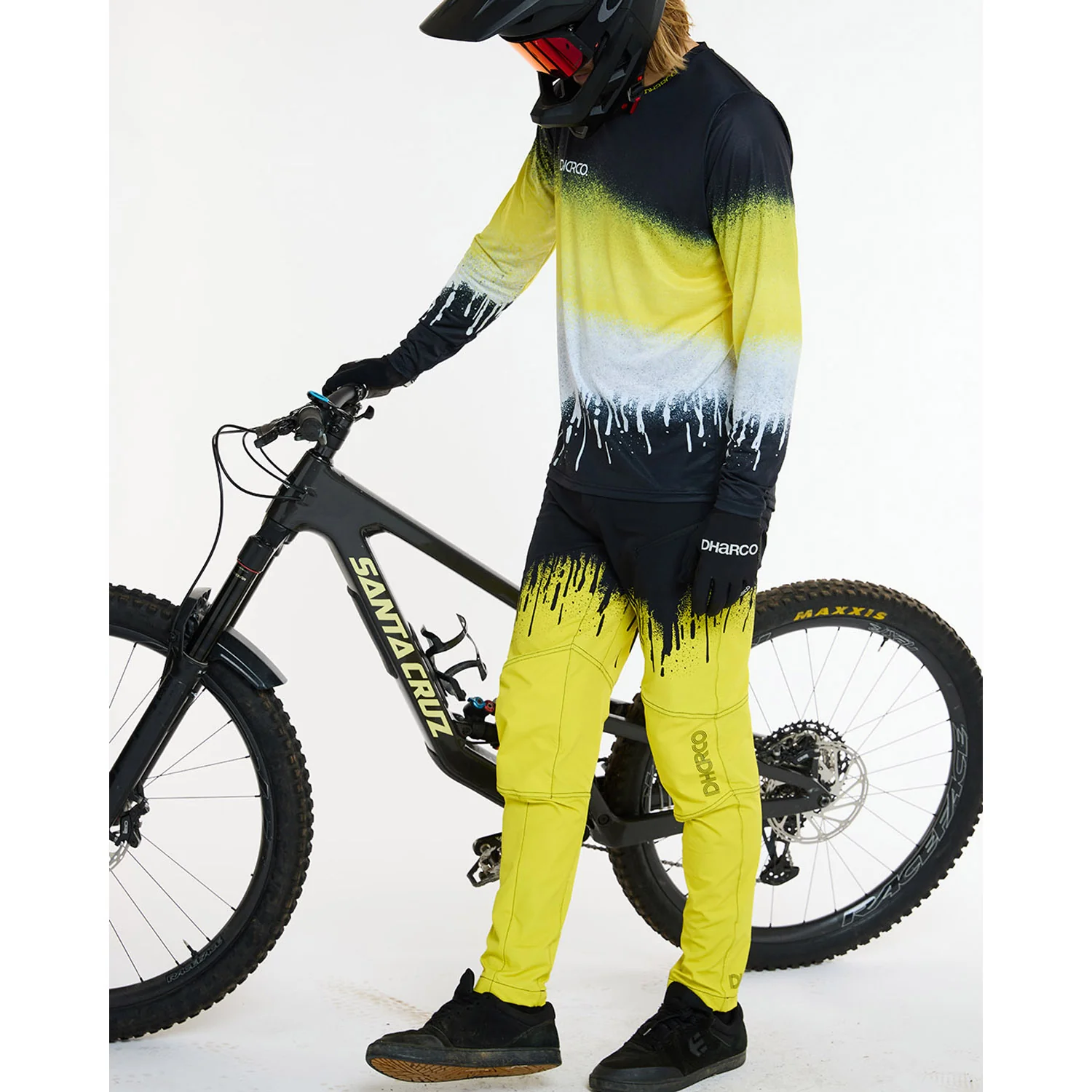 Pantalon DHARCO GRAVITY ACID RAIN Noir/Jaune - Image 6