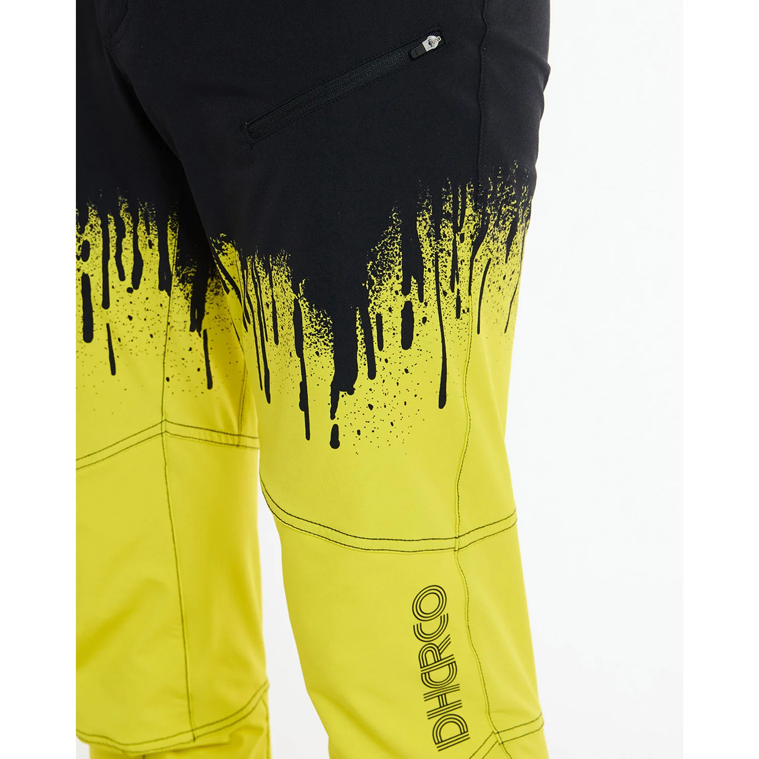 Pantalon DHARCO GRAVITY ACID RAIN Noir/Jaune - Image 9
