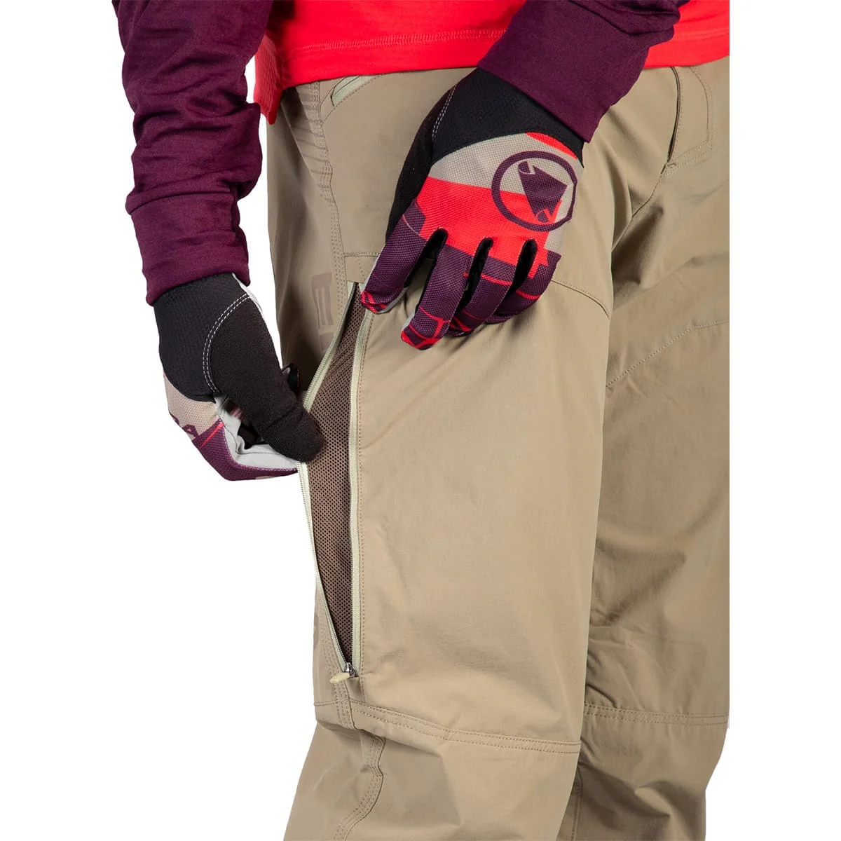 Pantalon ENDURA SINGLETRACK II Beige - Image 5